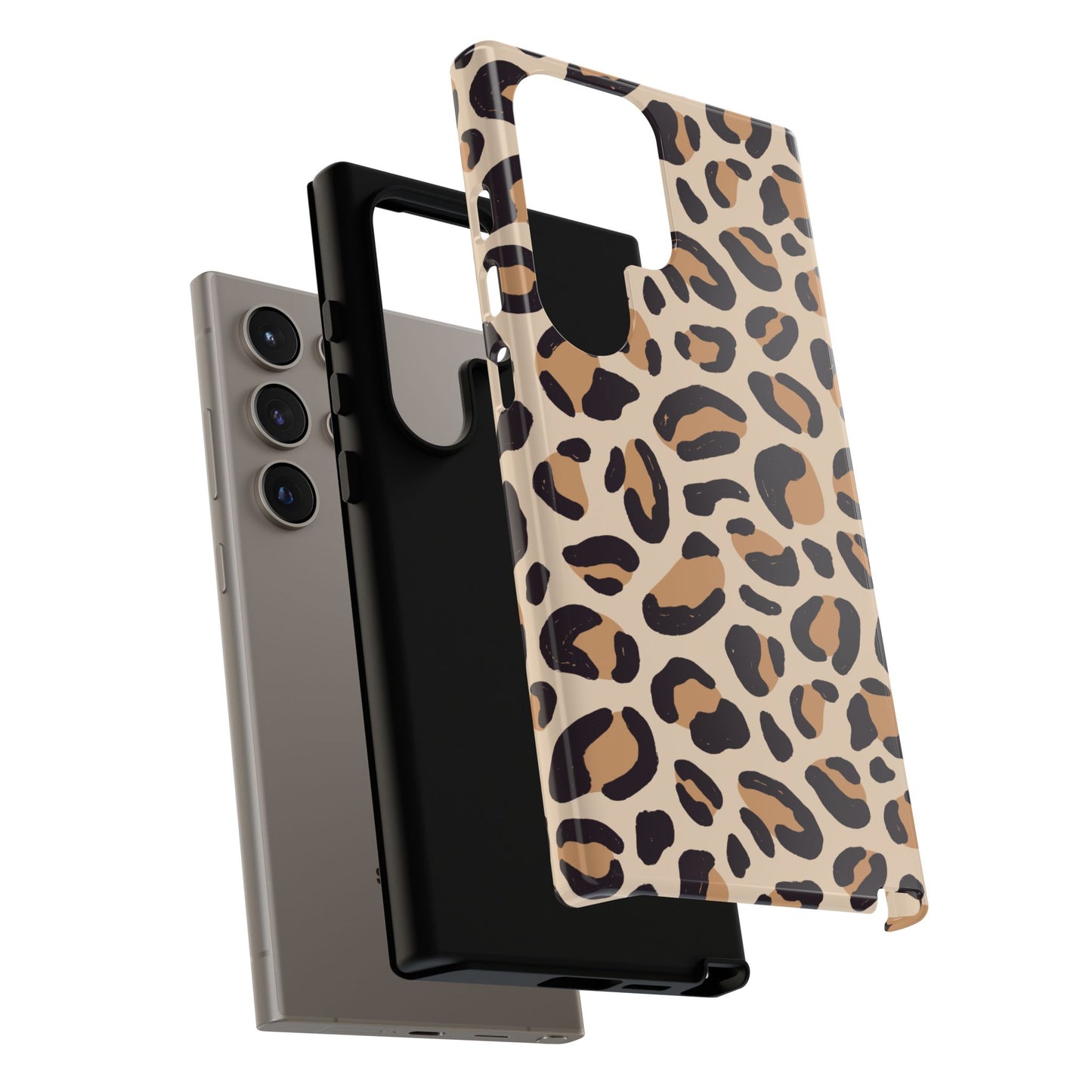 Leopard Print Tough Phone Case for Samsung