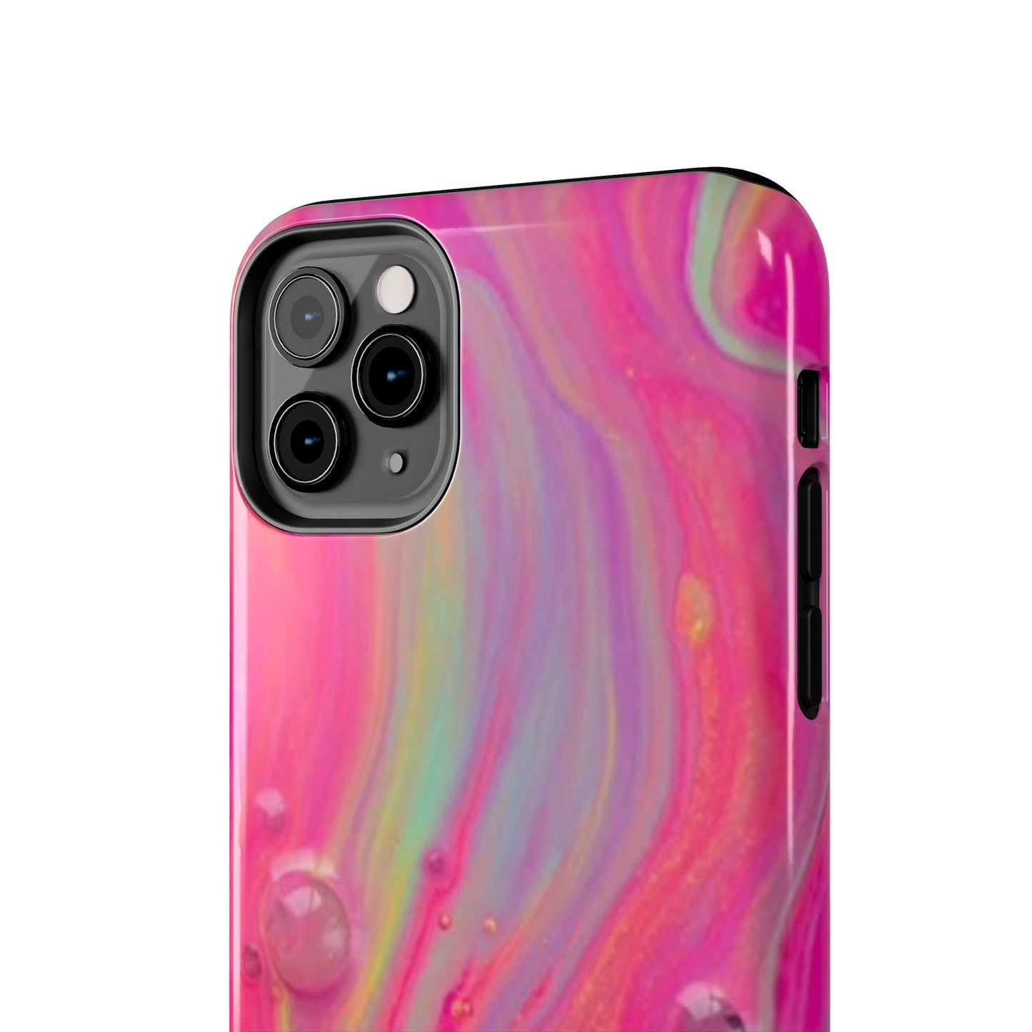 Colorful Swirl Futuristic Tough Phone Case, Stylish Durable Cover for Iphone