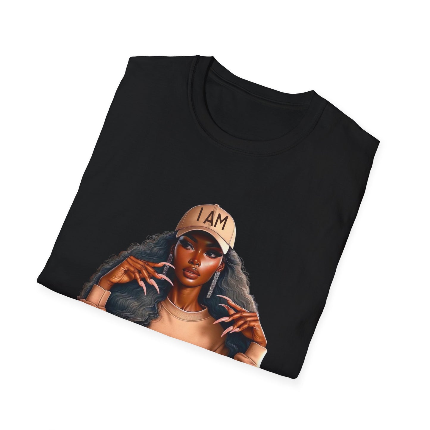 Empowering Unisex Softstyle T-Shirt - 'I AM ENOUGH' Statement Tee