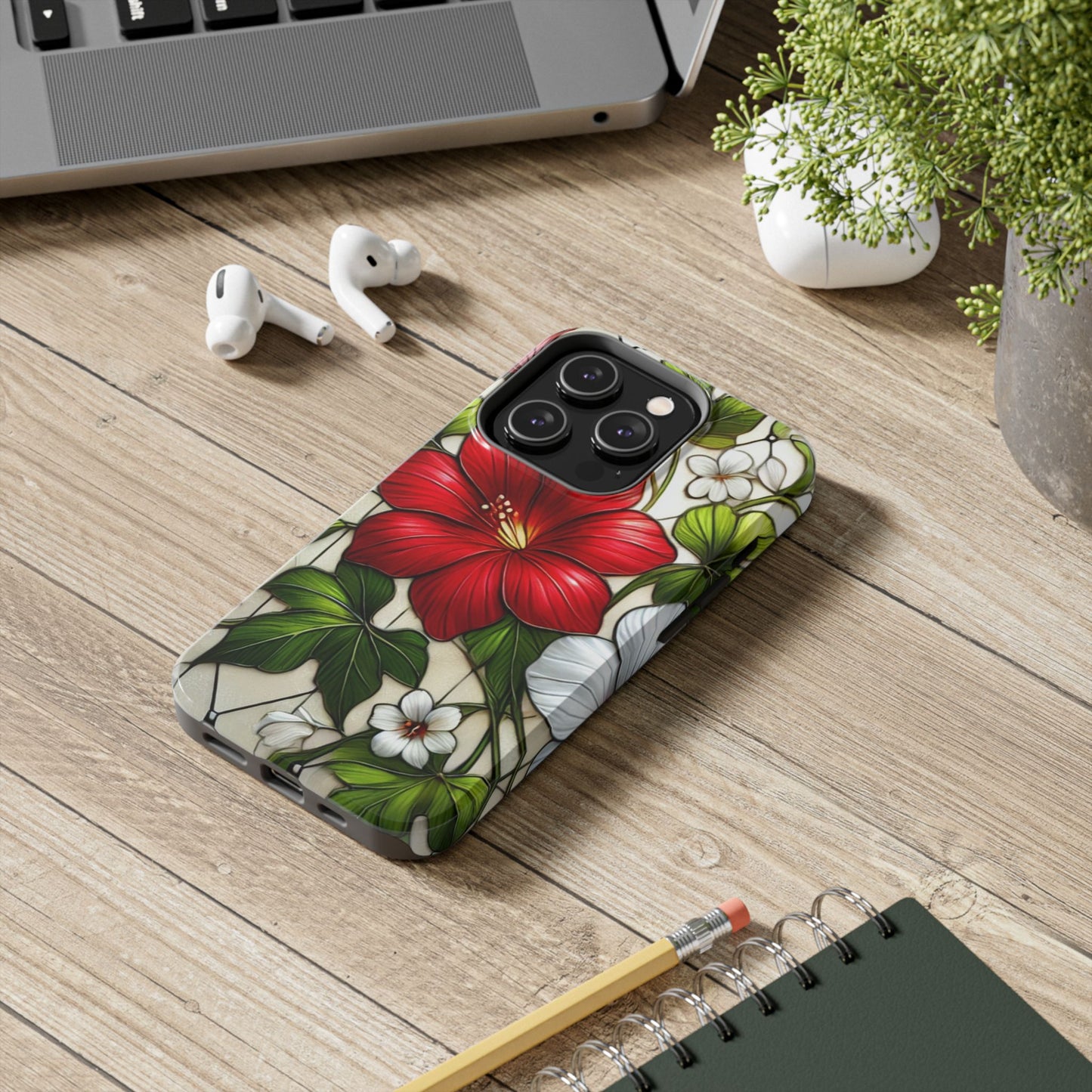 Tough Phone Case with Vibrant Floral Design - Perfect Gift for Nature Lovers