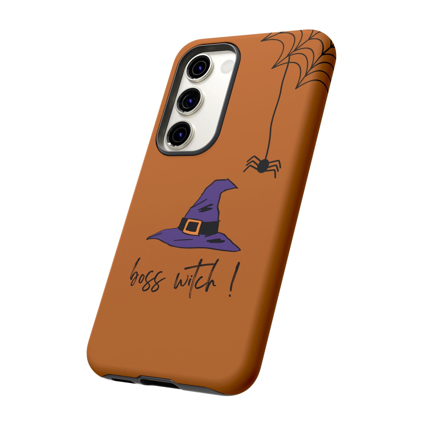 Halloween Phone Case, Boss Witch Phone Cover, Spooky Witch Design, Phone Accessory, Gift for Her, Autumn Decor, Witchy Aesthetic
