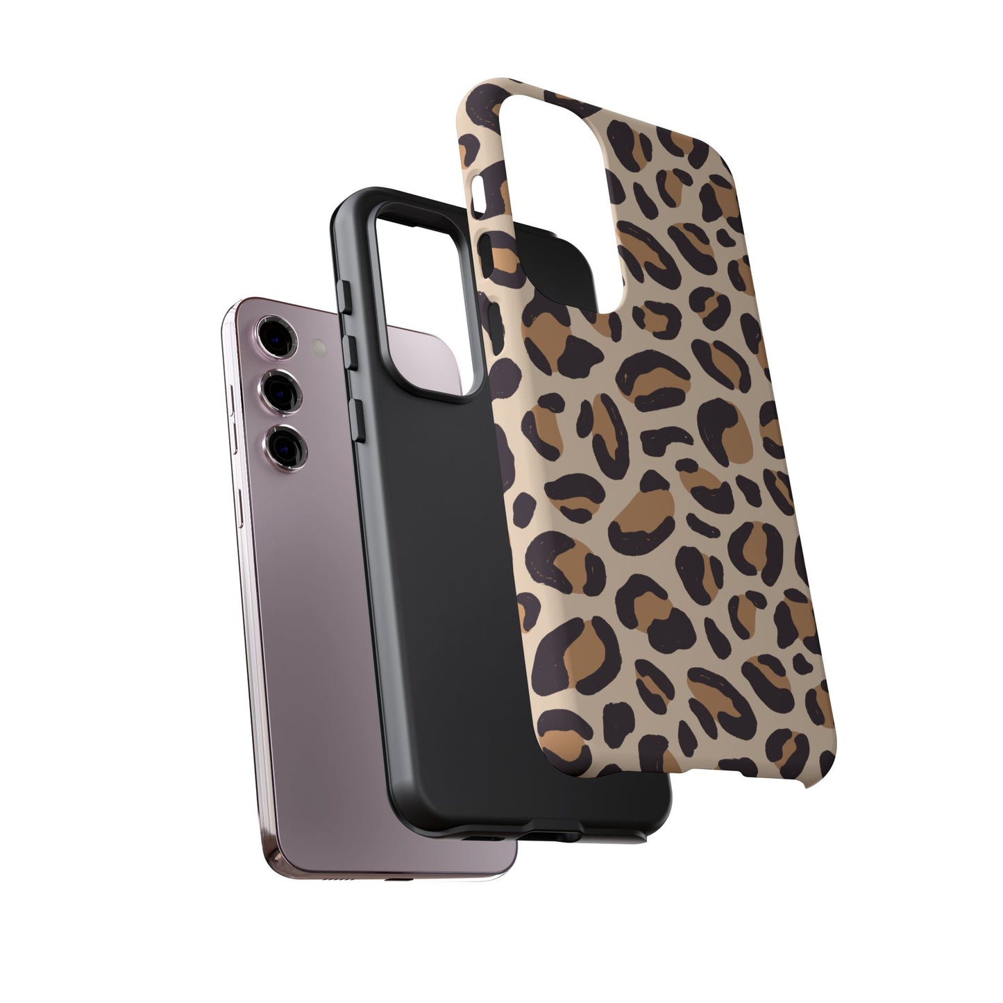 Leopard Print Tough Phone Case for Samsung