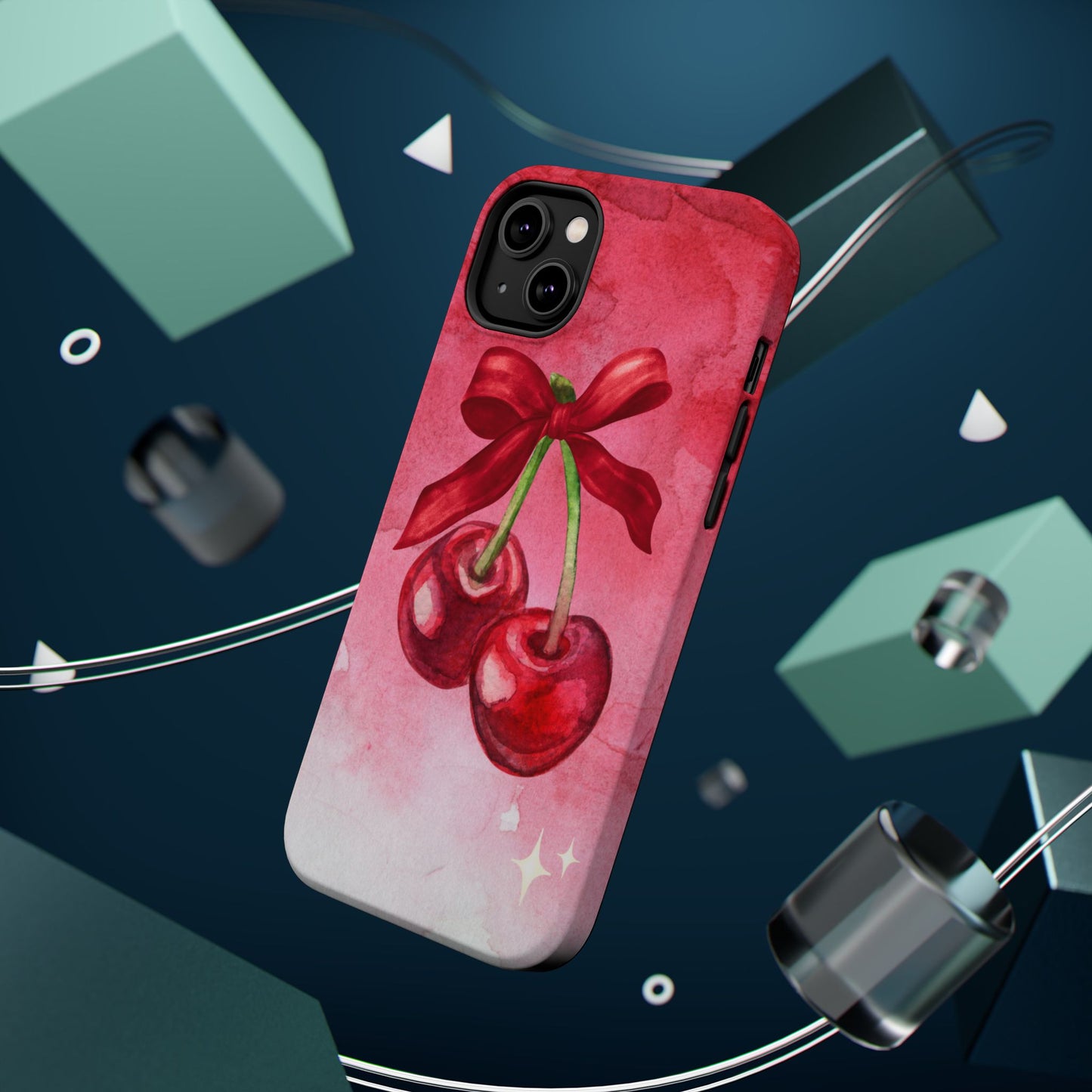 Chic Cherry Magnetic Tough Cases for iPhone