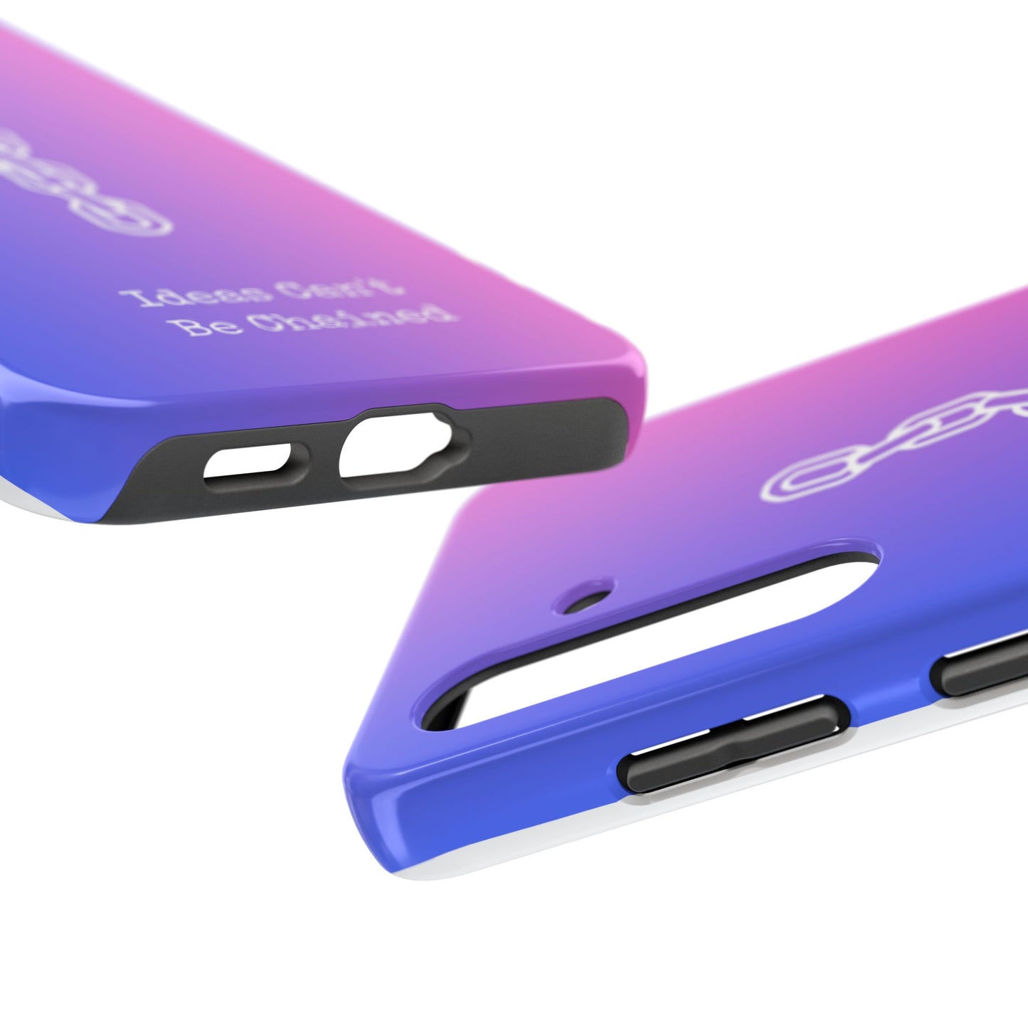 Inspirational, Motivational - Ideas Can't Be Chained Phone Cases