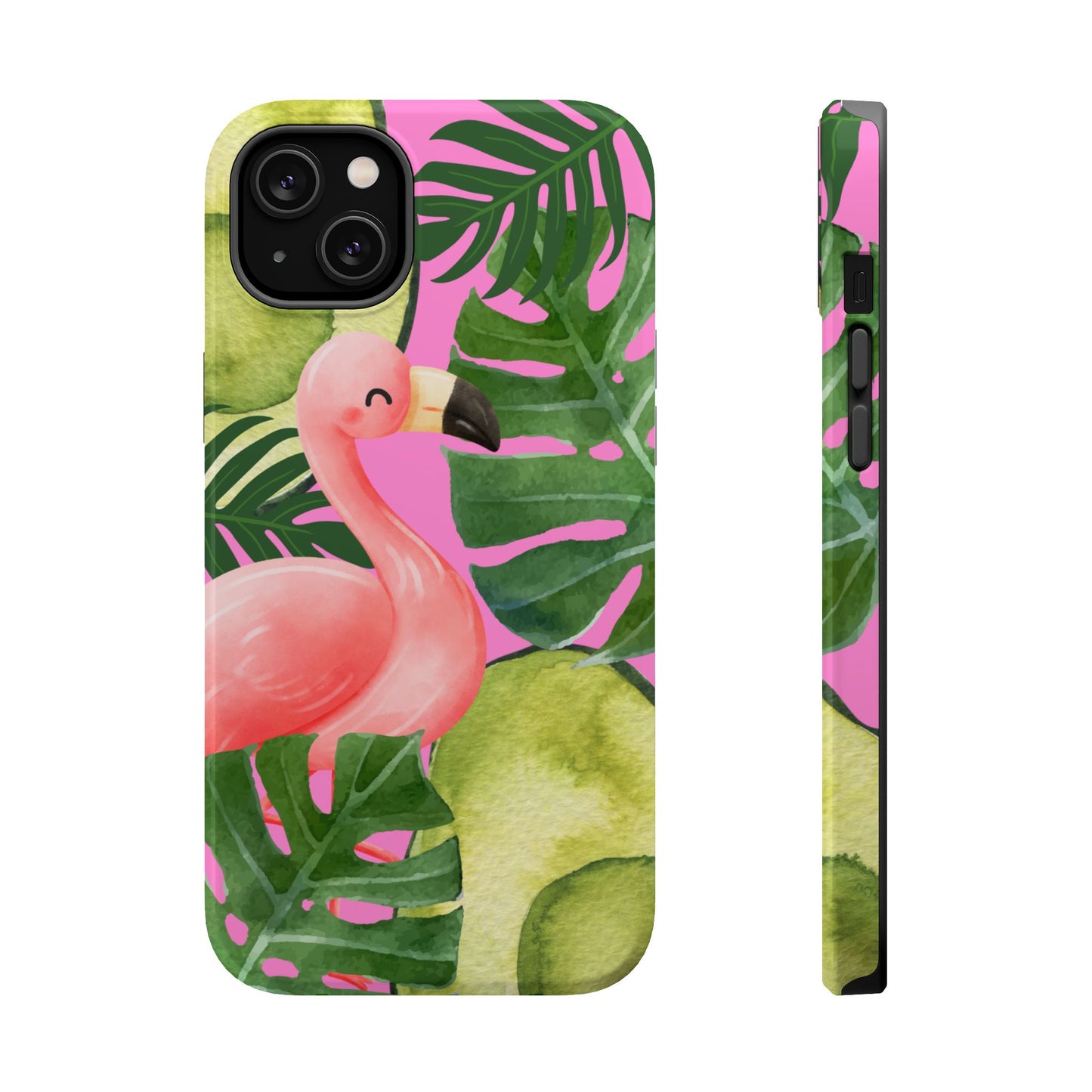 Tropical Flamingo, Cute, Summer Vibes MAGNETIC Tough Phone Case
