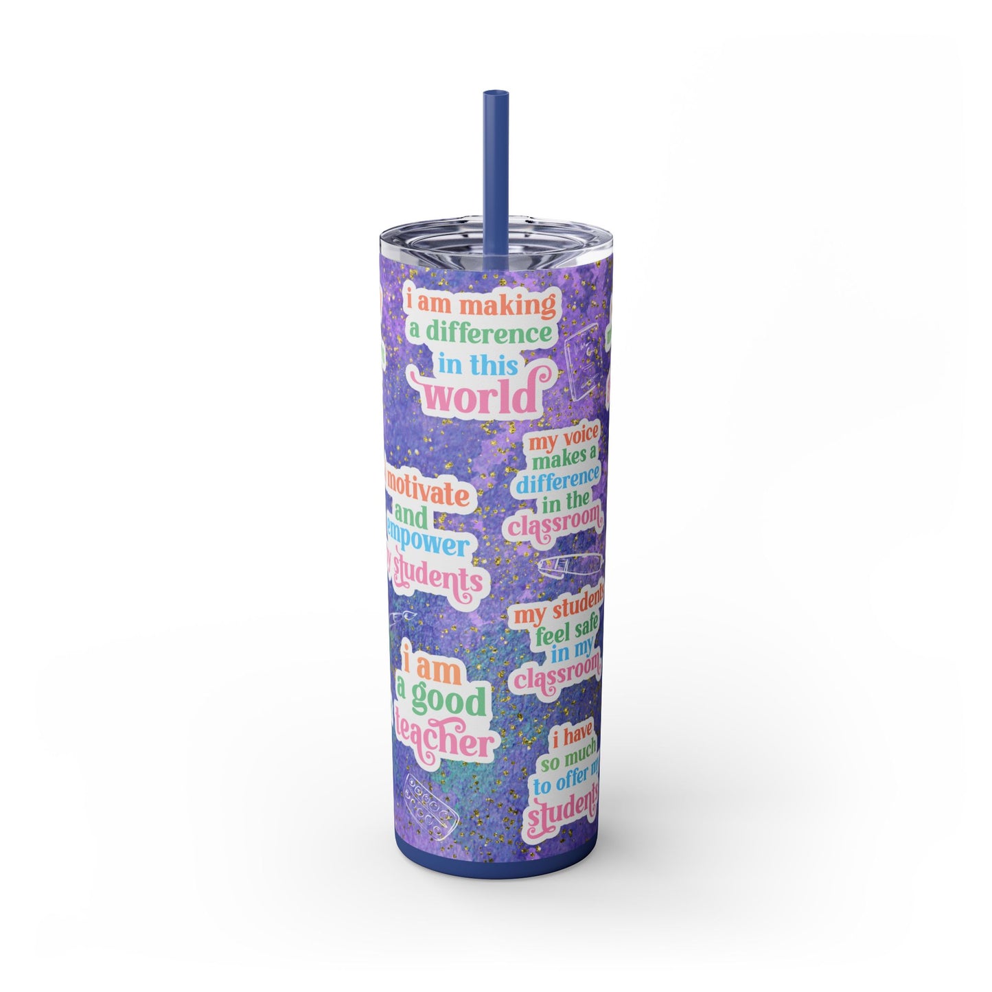 Teacher Daily Affirmation 20 oz Tumbler - Motivational