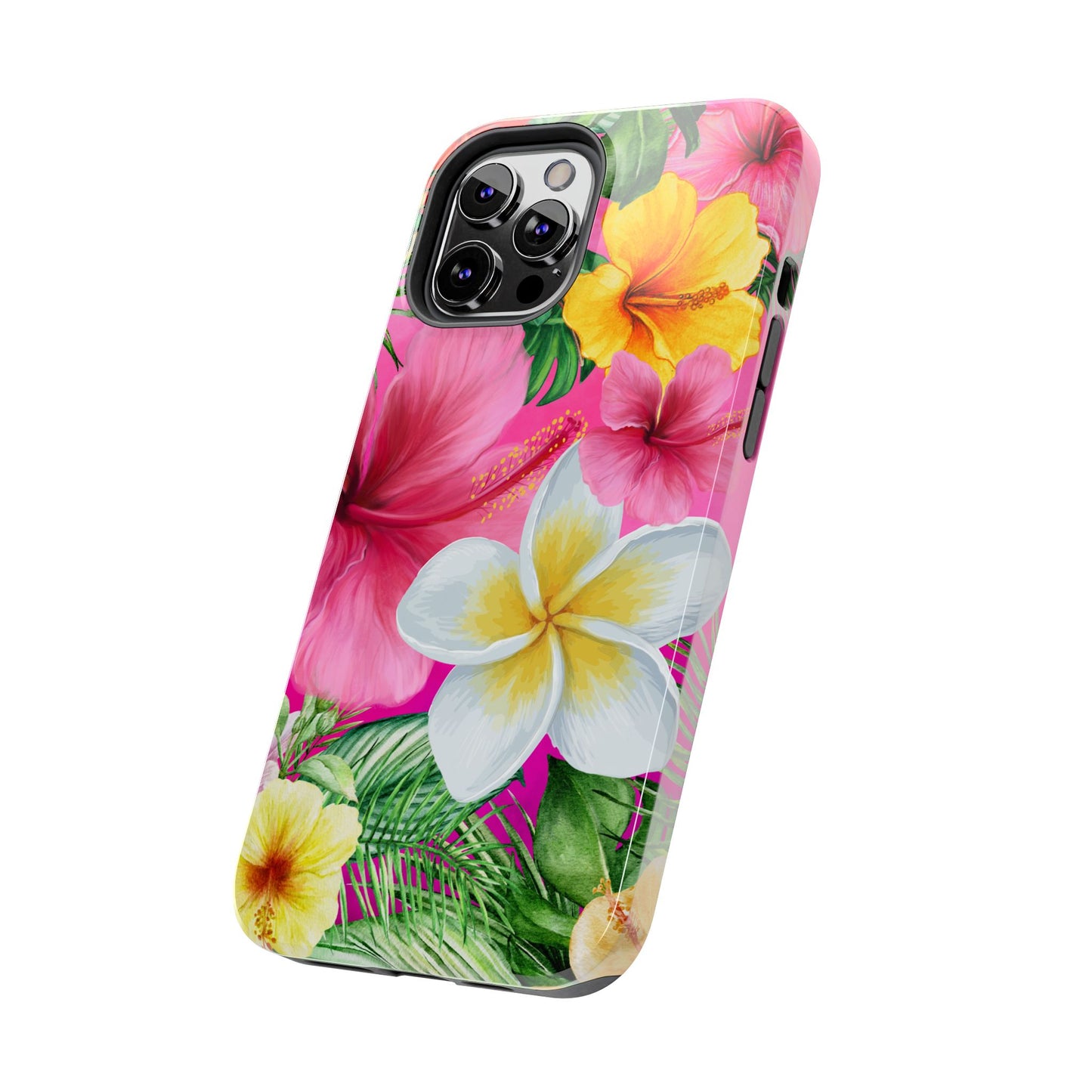 Tropical Floral Phone Case - Tough, Durable, Chic Protection, Summer Vibes, Gift for Her