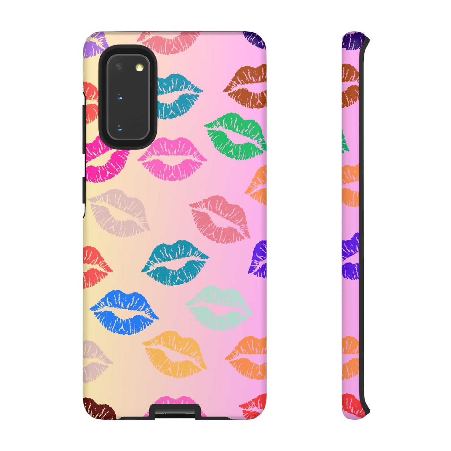 Kiss Print Tough Phone Cases Cute, Durable for Samsung
