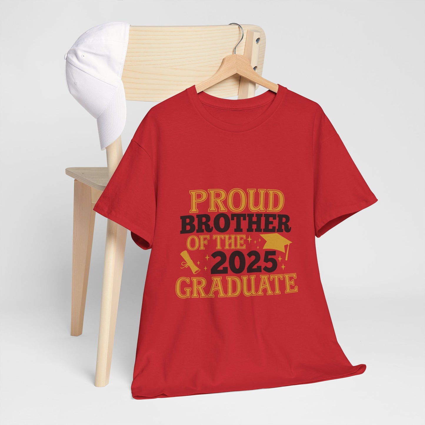 Proud Brother of the 2025 Graduate Unisex Cotton Tee