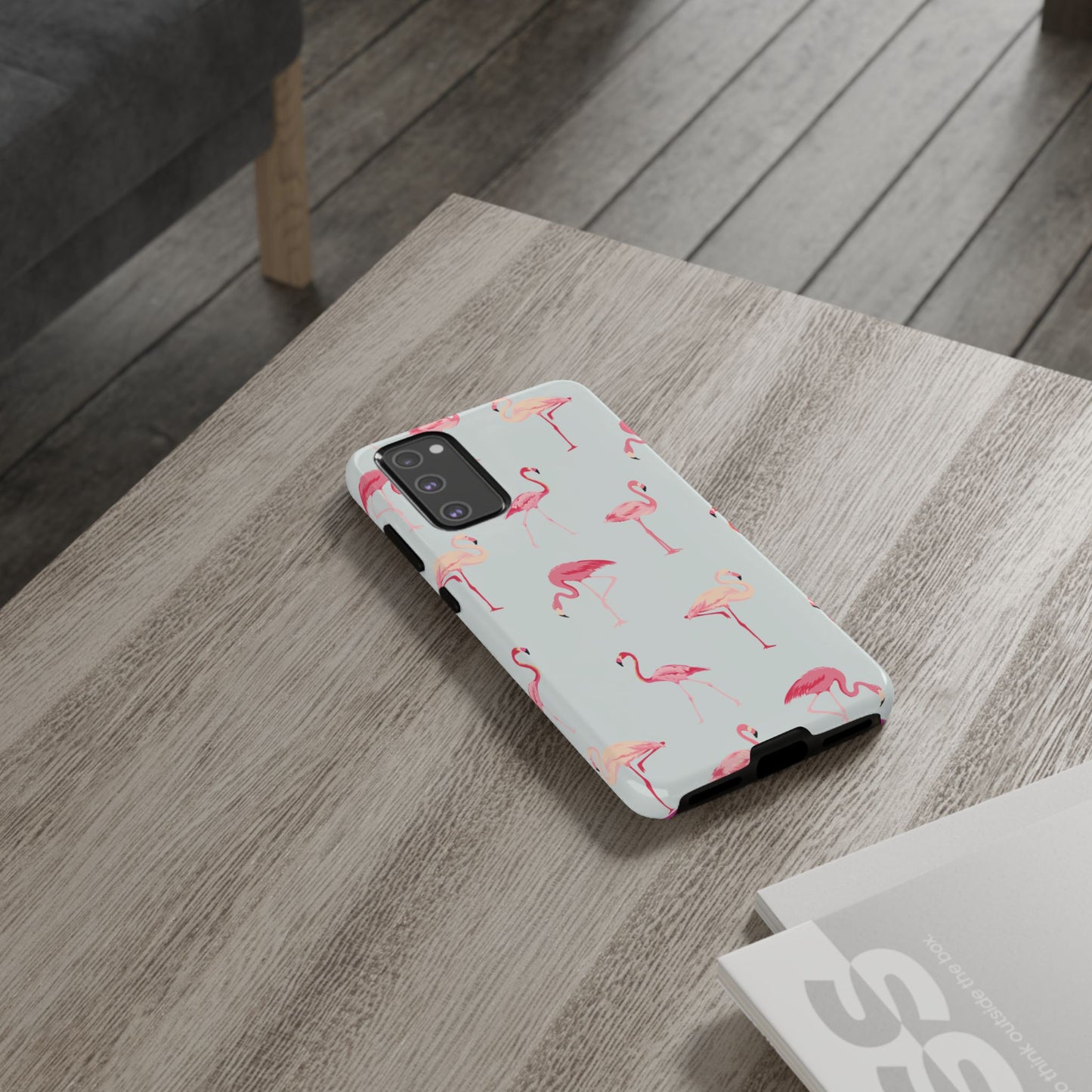 Stylish Flamingo, Summer Vibes Tough Phone Case for Samsung