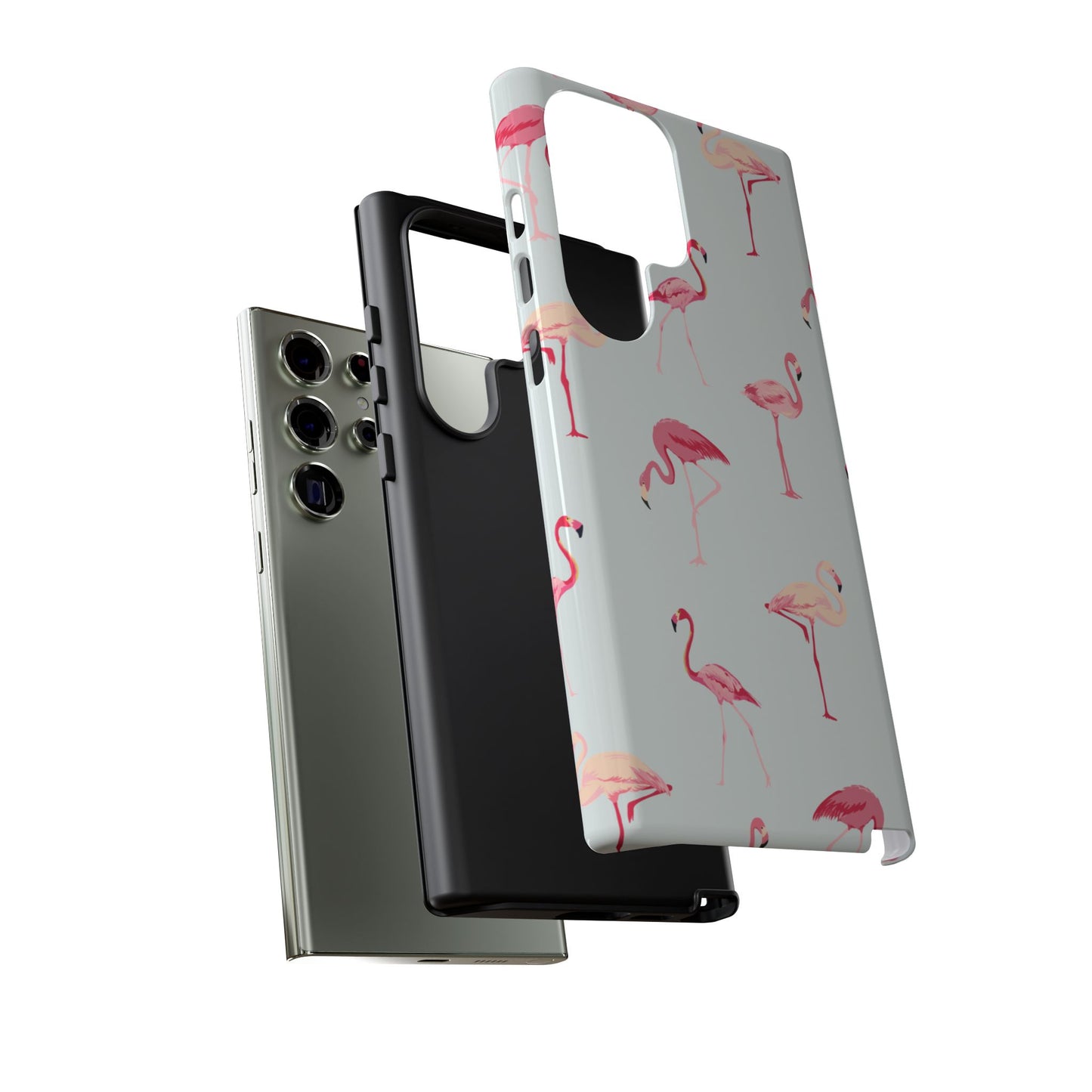 Stylish Flamingo, Summer Vibes Tough Phone Case for Samsung