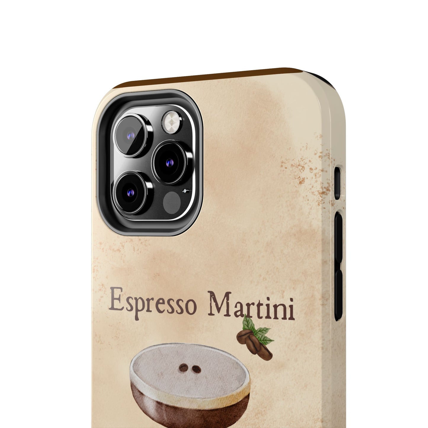 Espresso Martini Tough Phone Cases | Stylish Drink Design | Unique Gift for Cocktail Lovers | Perfect for Any Occasion