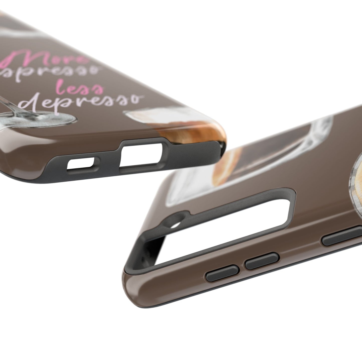 Stylish Coffee Phone Case, Espresso Lovers Gift, Cute Tough Case, Coffee Aesthetic, Phone Accessory for Baristas