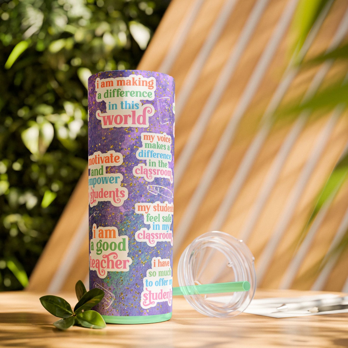 Teacher Daily Affirmation 20 oz Tumbler - Motivational