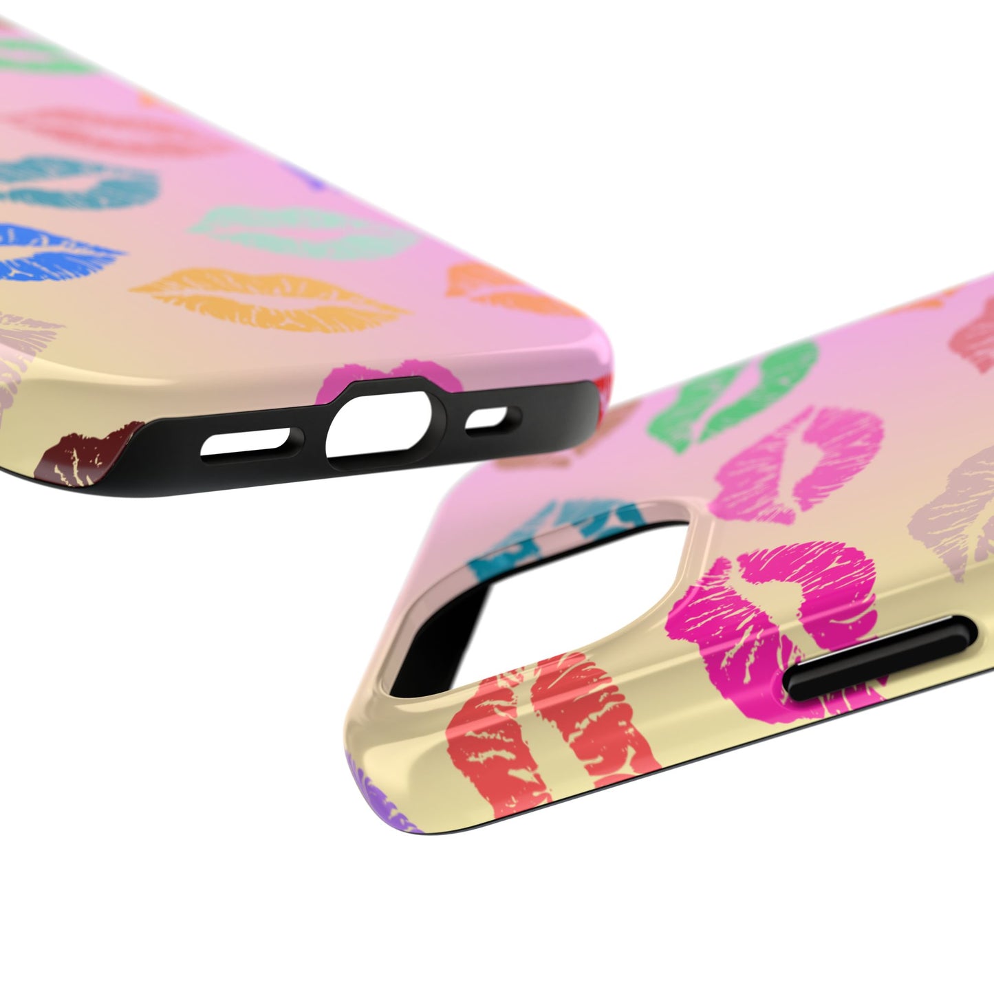 Kiss Print Tough Phone Cases Cute, Durable for Iphone