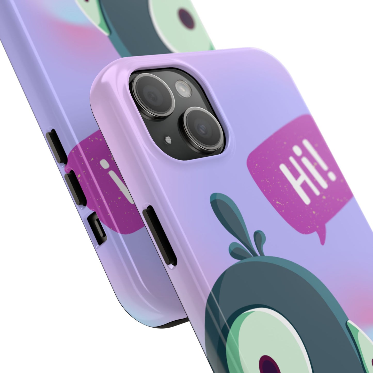 Colorful Cartoon Bird Tough Phone Case - Say Hi!