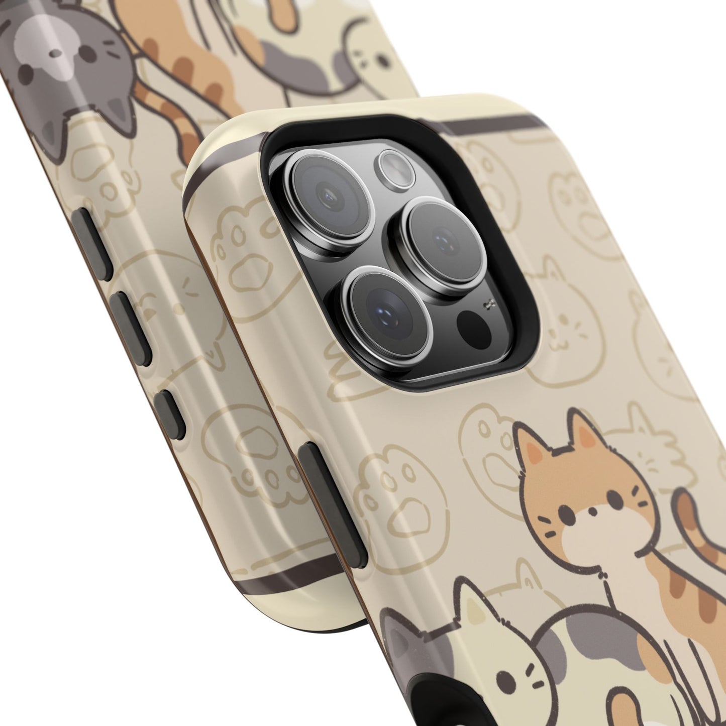 Cute Cat Tough MAGNETIC Phone Case - Don’t Touch My Phone!
