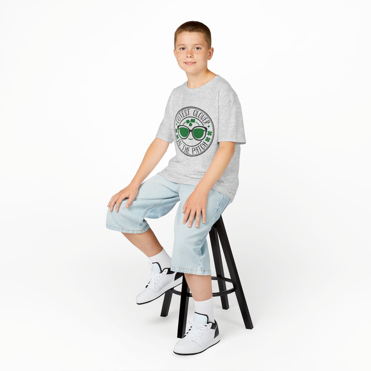 Cute Clover Kids Tee - "Cutest Clover in the Patch" St. Patrick's Day Shirt