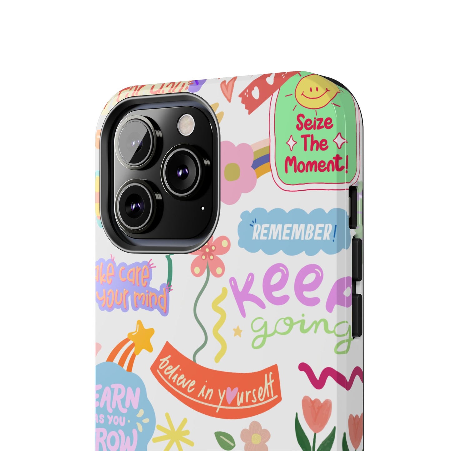 Inspirational, Motivational Phone Case, Cute Floral, Confidence Case, Gift for Her, Positive Vibes