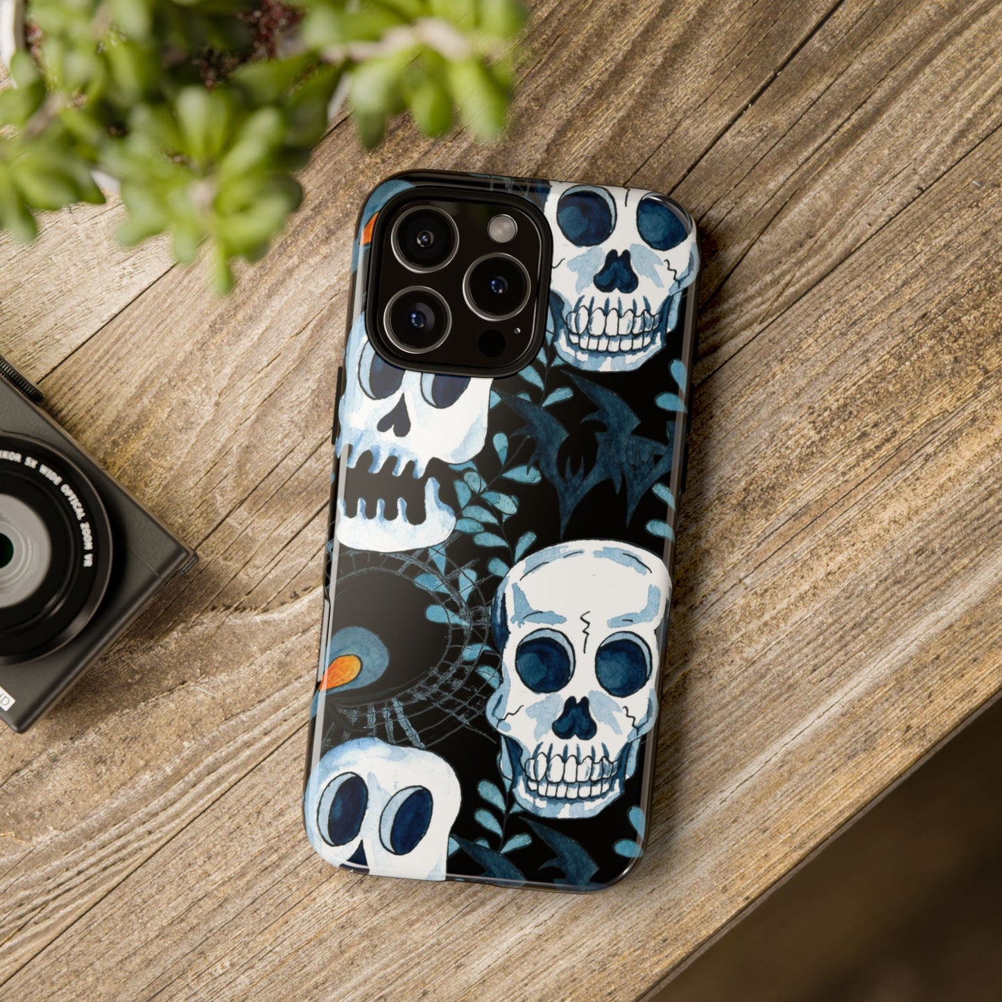 Halloween, Skull, Gothic Phone Case for Iphone - FREE Shipping