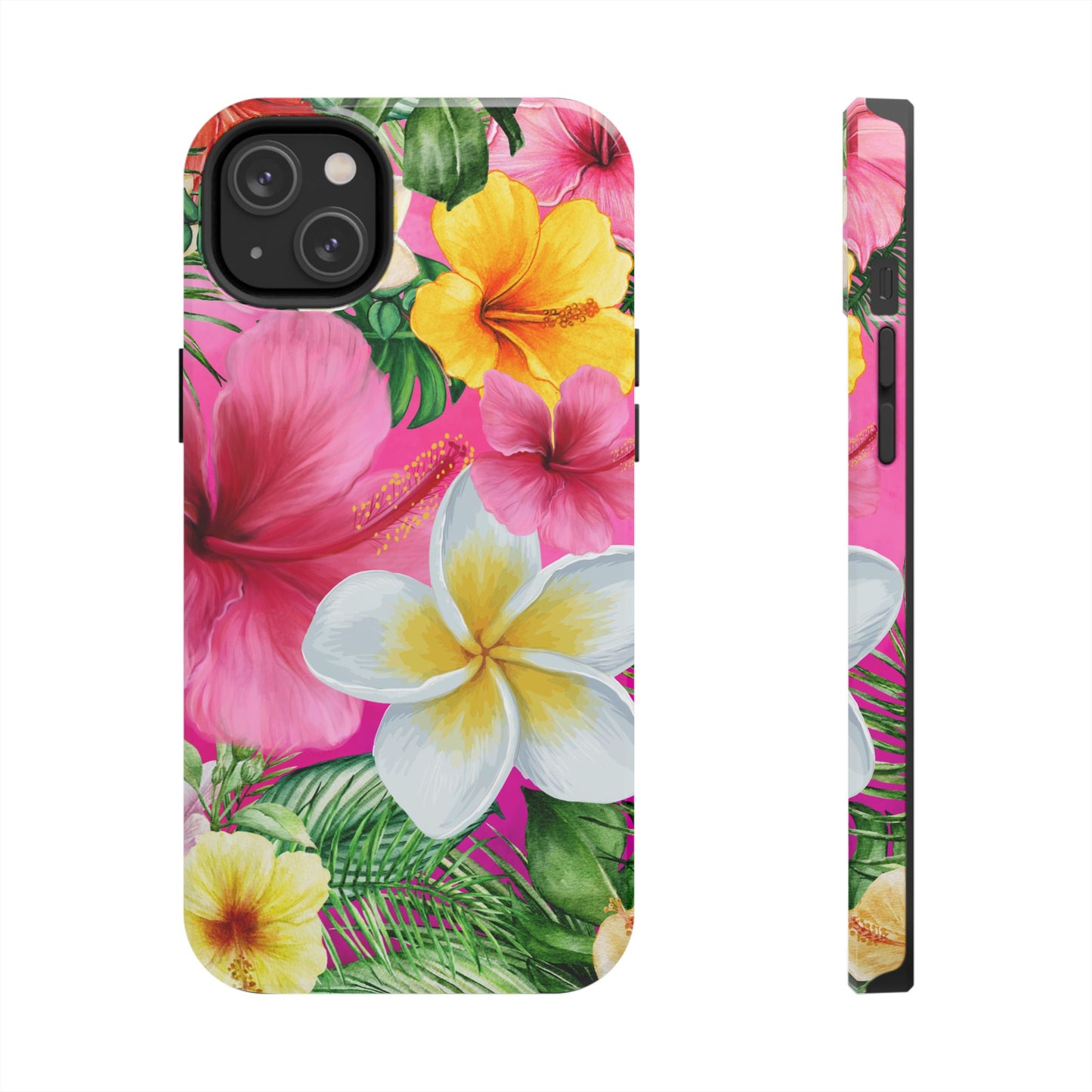 Tropical Floral Phone Case - Tough, Durable, Chic Protection, Summer Vibes, Gift for Her