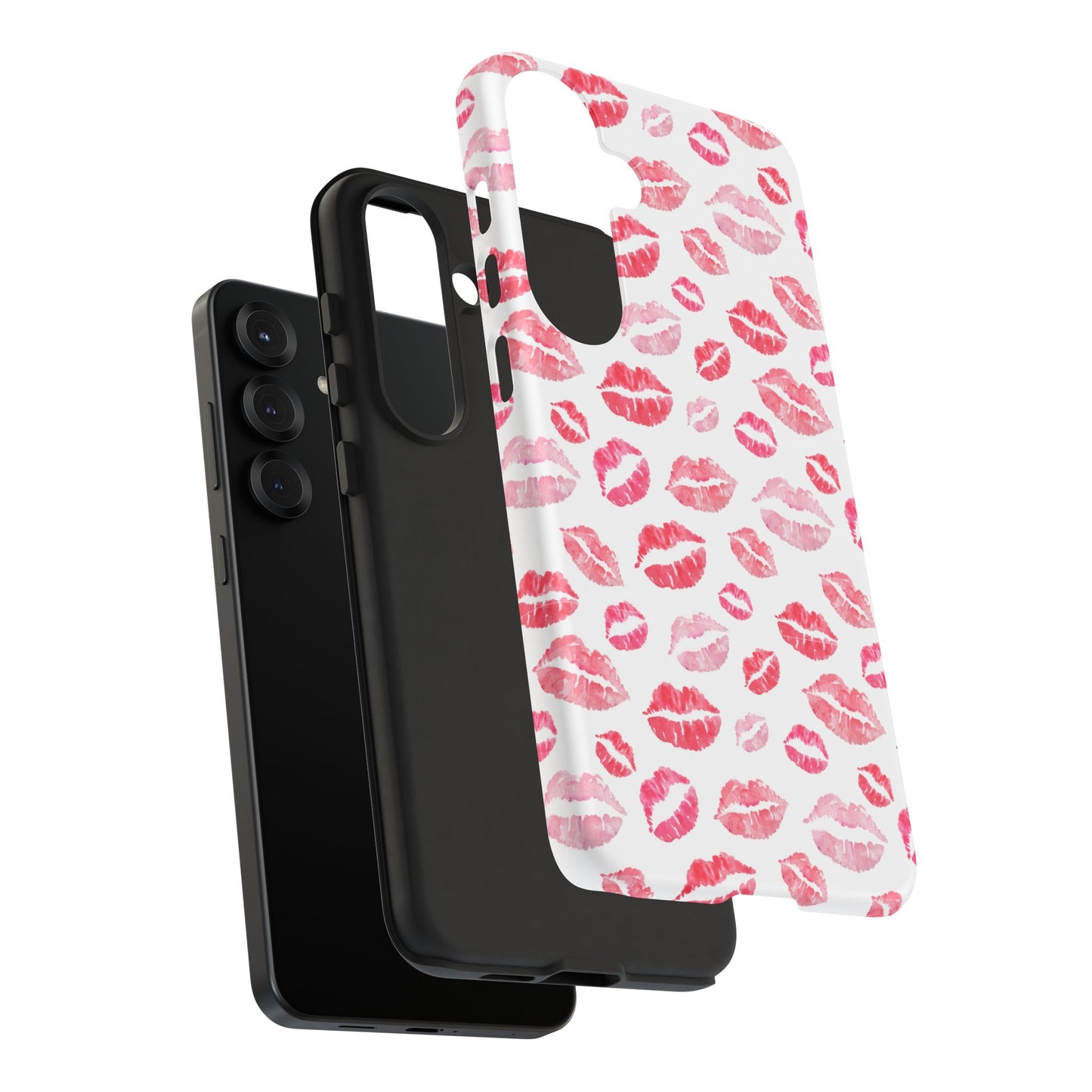 Kiss Pattern Tough Phone Cases, Cute, Unique for Samsung