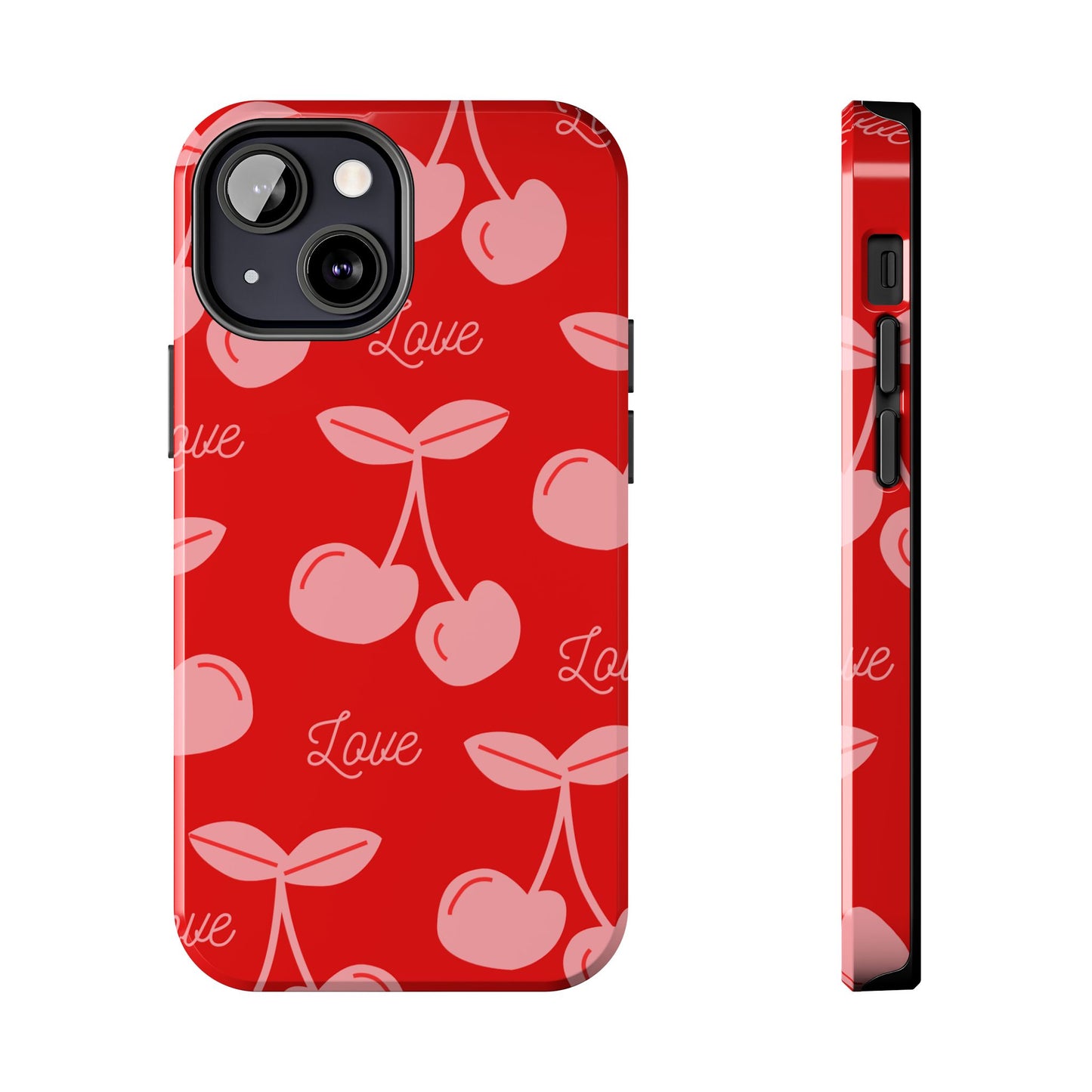 Cute Cherry Love Tough Phone Cases