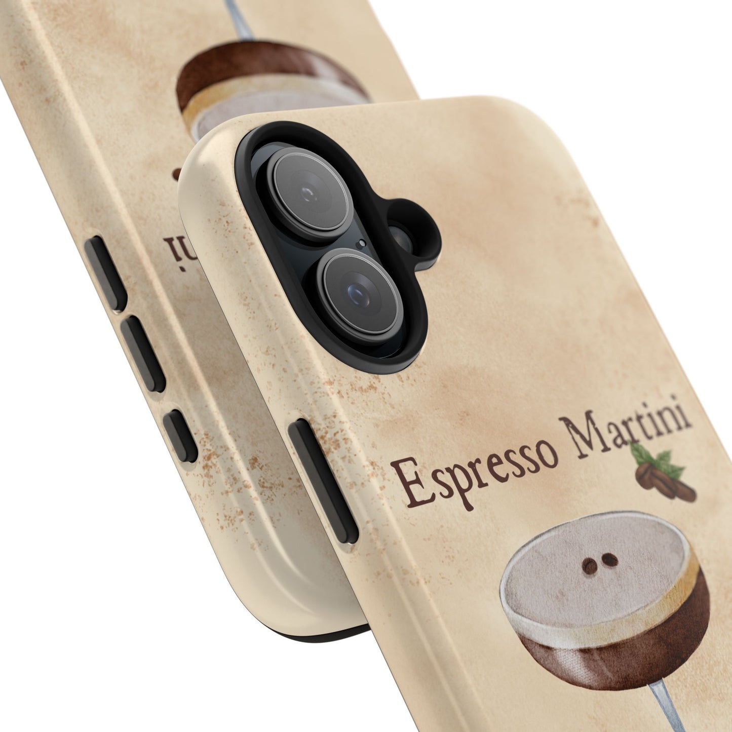 Espresso Martini Tough Phone Cases | Stylish Drink Design | Unique Gift for Cocktail Lovers | Perfect for Any Occasion