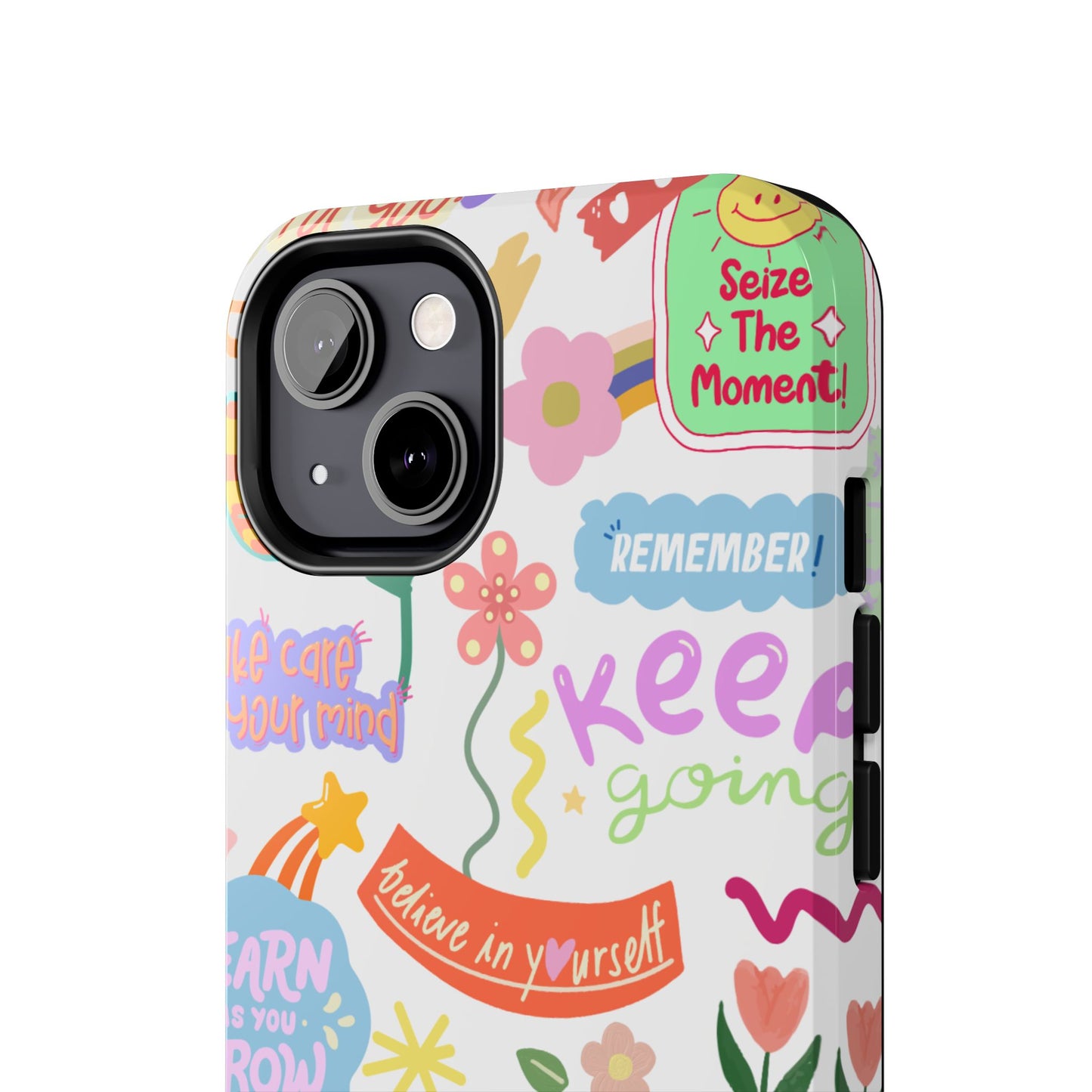 Inspirational, Motivational Phone Case, Cute Floral, Confidence Case, Gift for Her, Positive Vibes