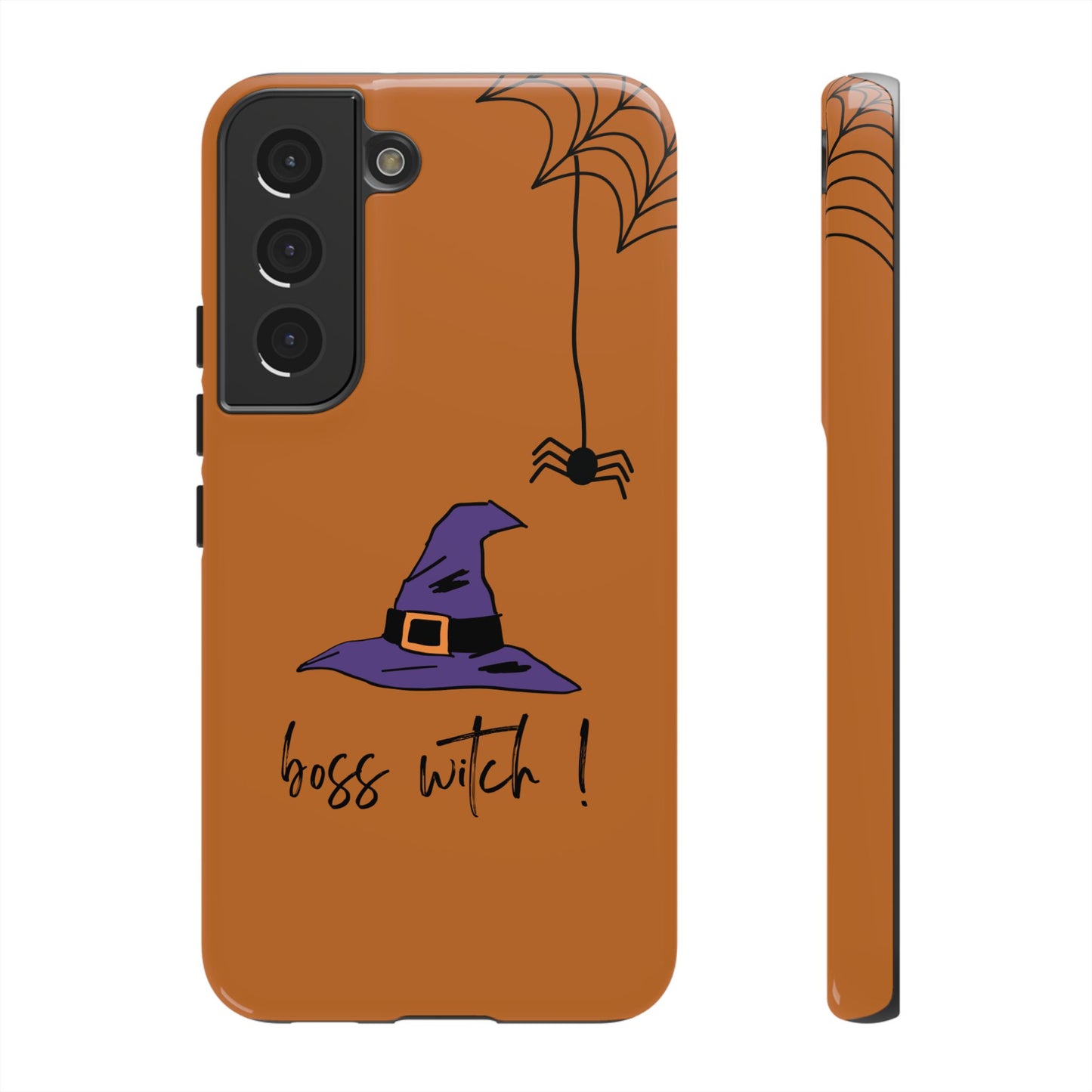 Halloween Phone Case, Boss Witch Phone Cover, Spooky Witch Design, Phone Accessory, Gift for Her, Autumn Decor, Witchy Aesthetic