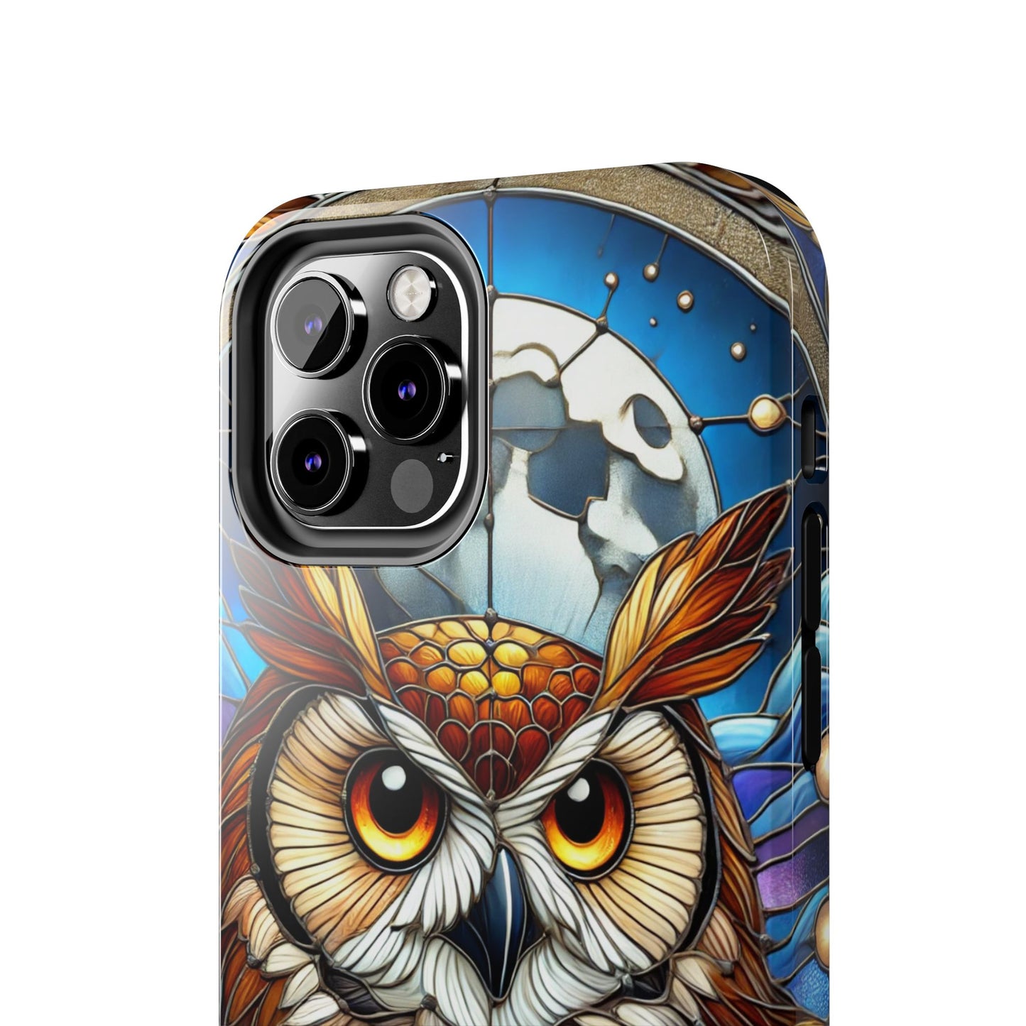 IPhone Case - Owl Stained Glass Design - Durable Protection
