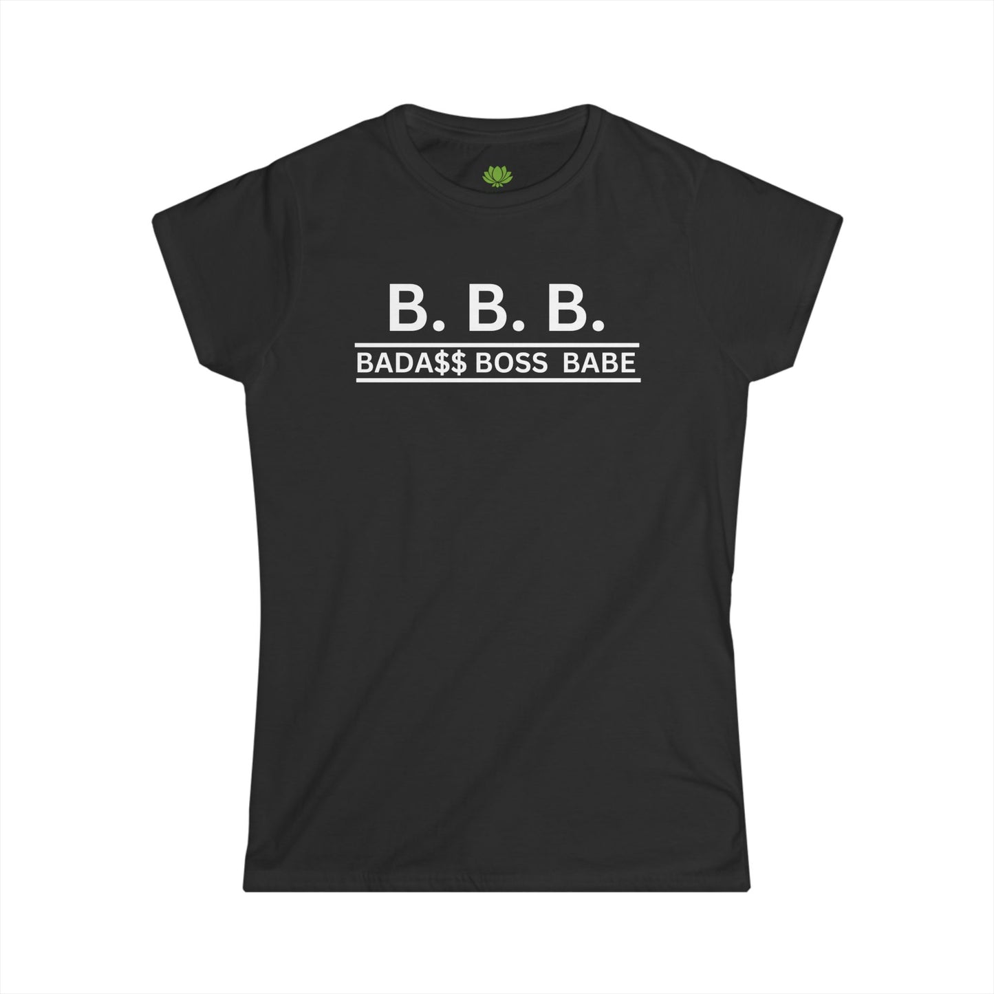 Badass Boss Babe Women's Softstyle Tee - Empowering Graphic Tee