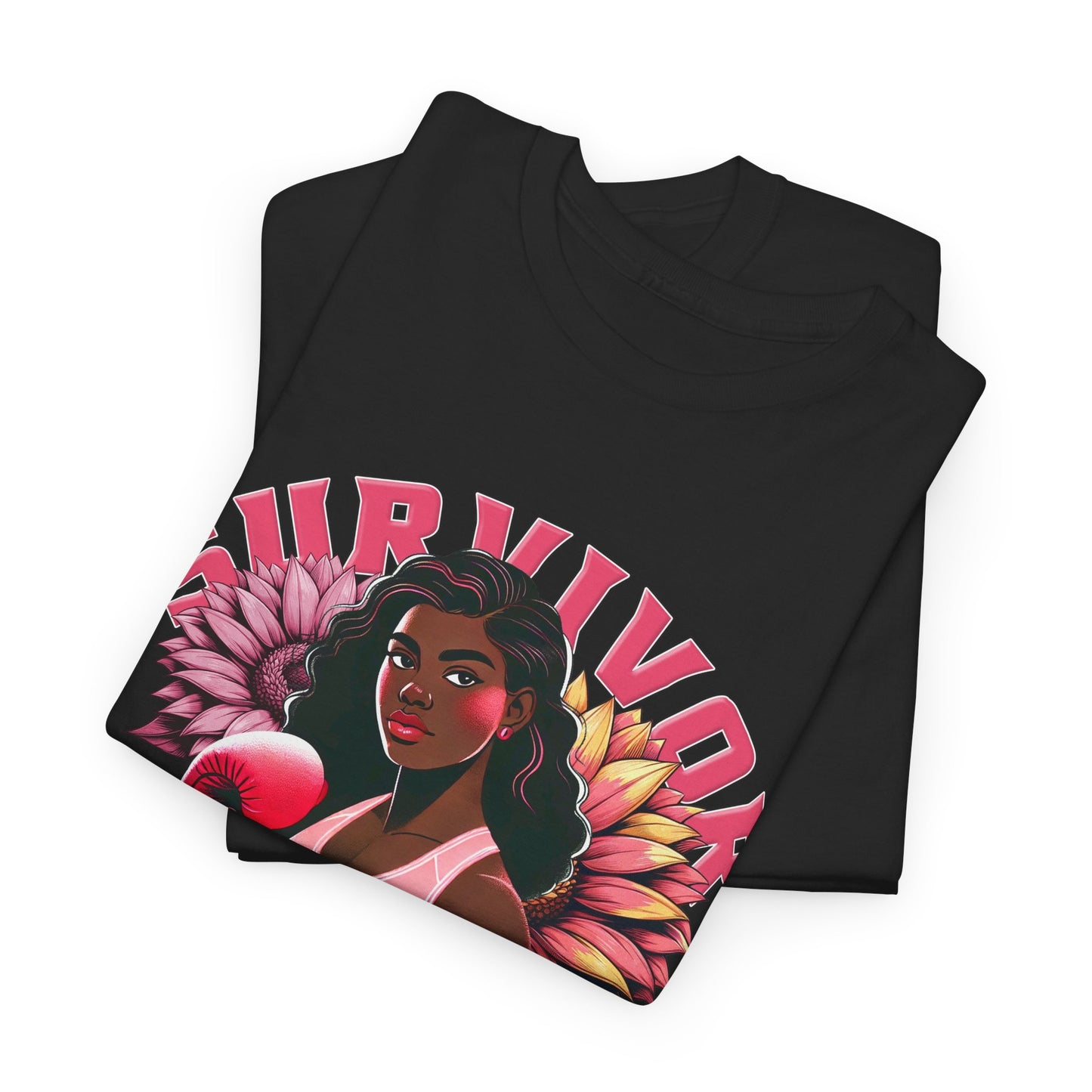 Survivor Vibes Unisex Tee - Empowering Breast Cancer T-Shirt