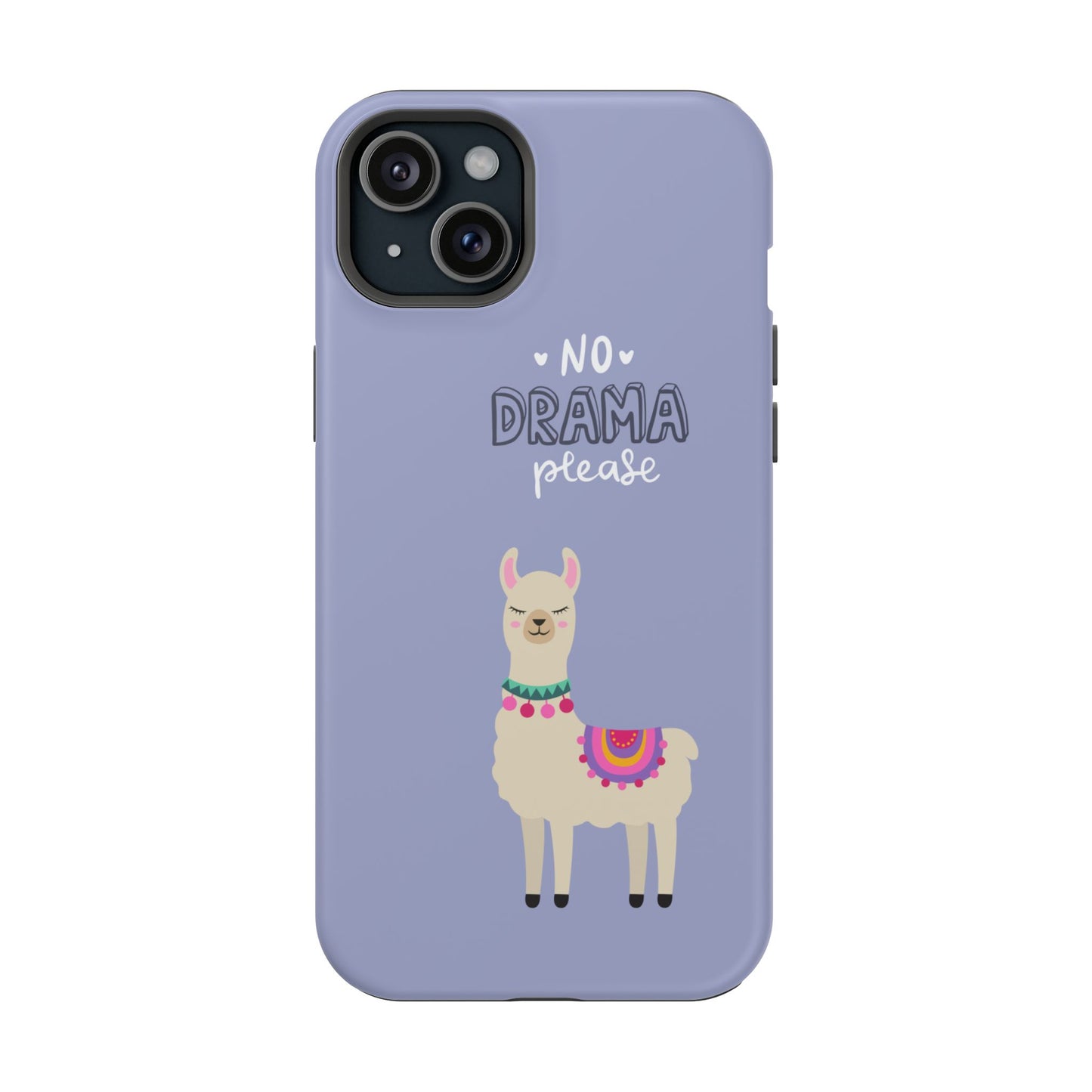Cute Llama - No Drama MAGNETIC Tough Phone Case