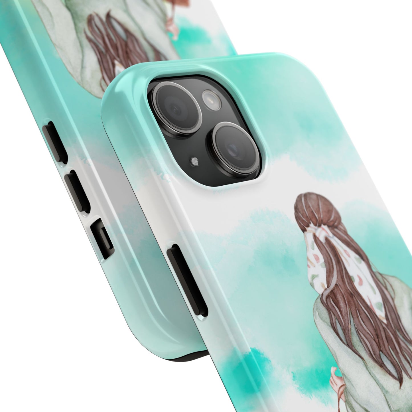 Whimsical Woman Tough Phone Case