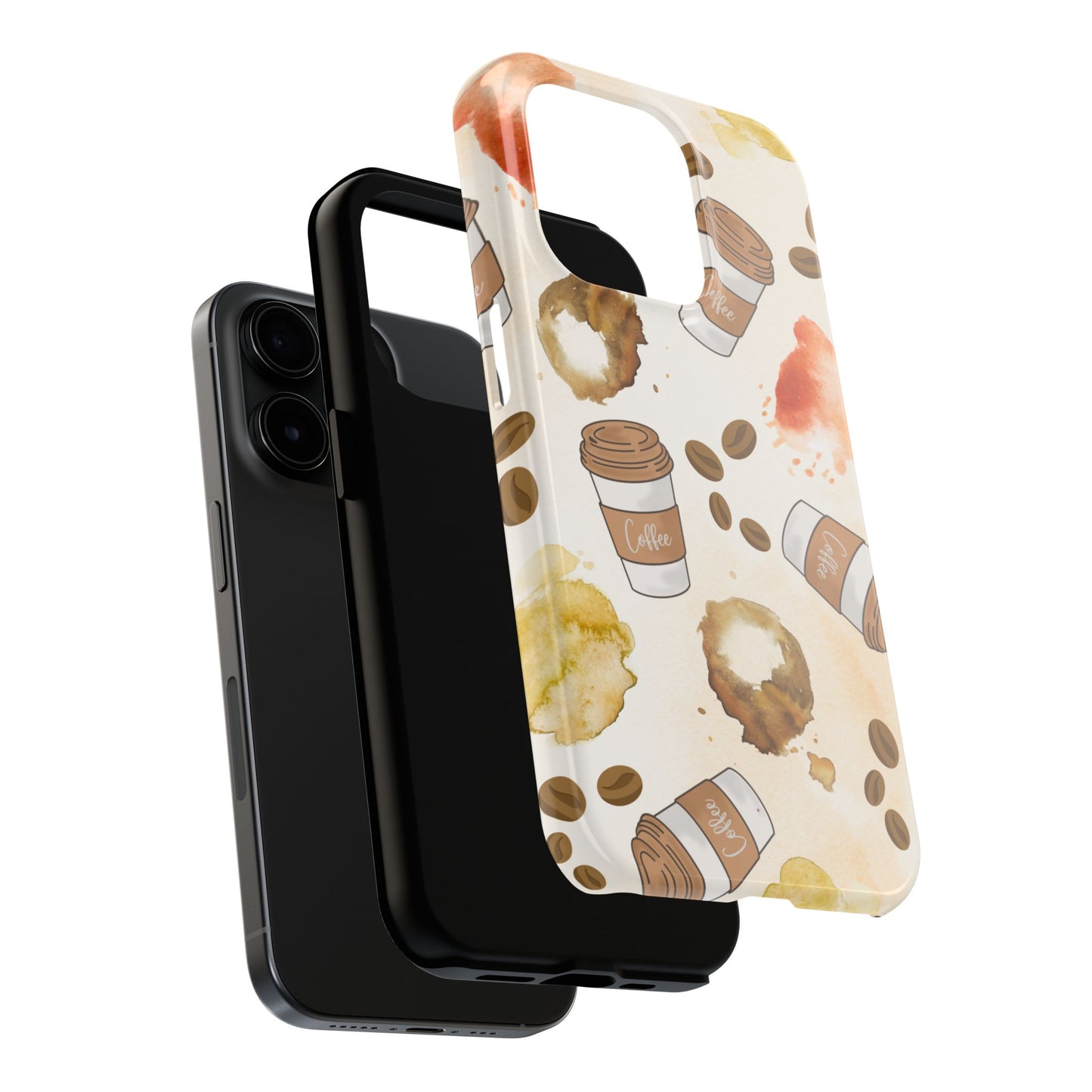 Cute, Trendy, Coffee Lover, Barista Tough Phone Cases for Iphone