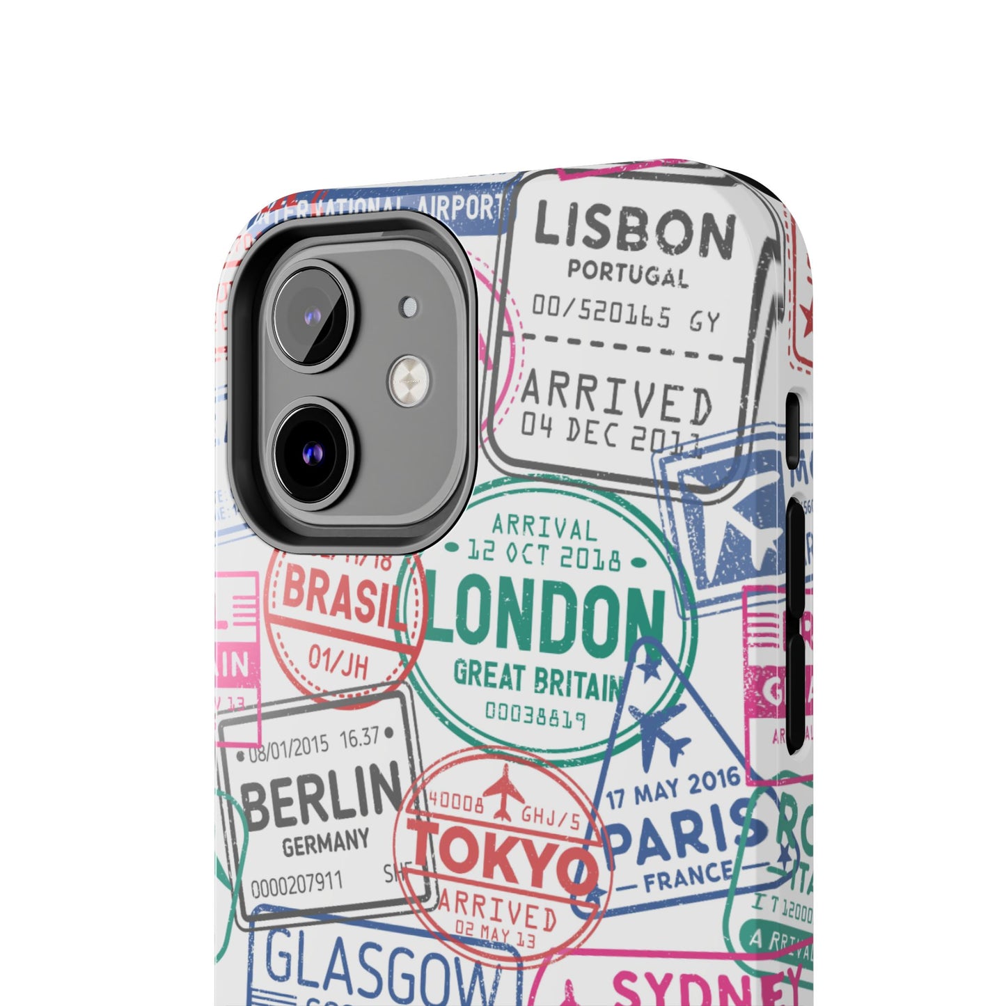 Travel-Inspired, Passport, Travelers, Adventure Stamp, Unique Phone Case