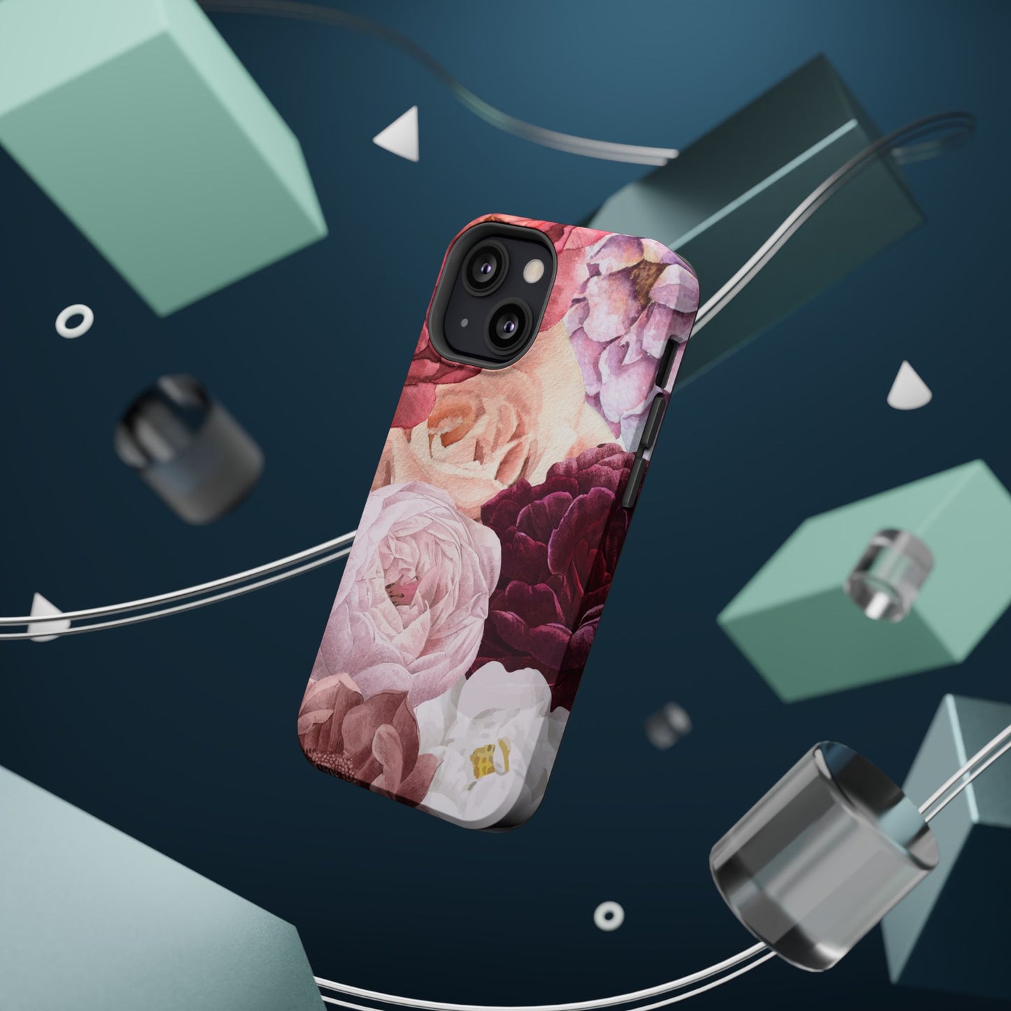 Elegant Protection for Every Occasion Floral Tough Phone Case