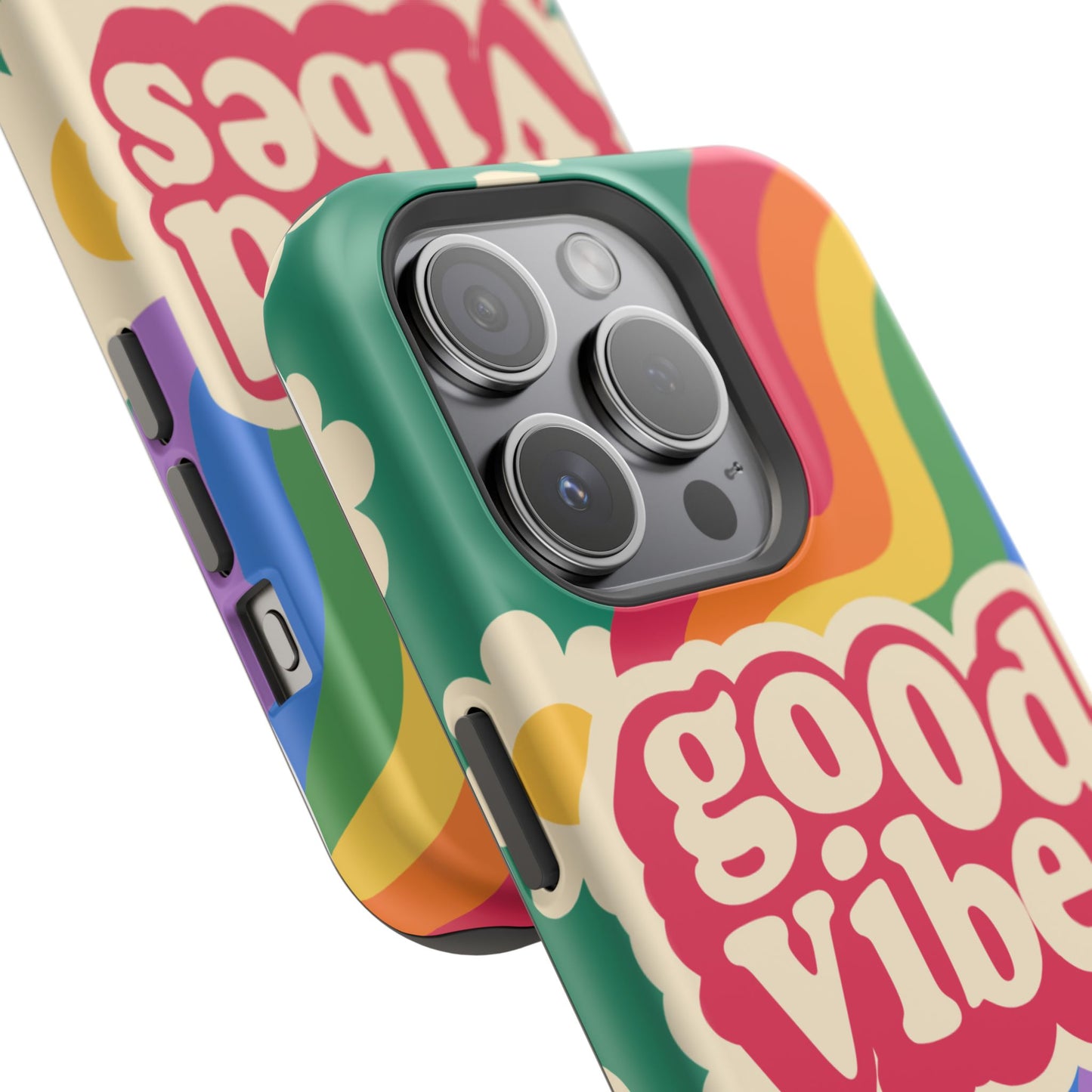 Good Vibes MAGNETIC Tough Phone Cases, Colorful, Cheerful Phone Protection, Gifts for Friends