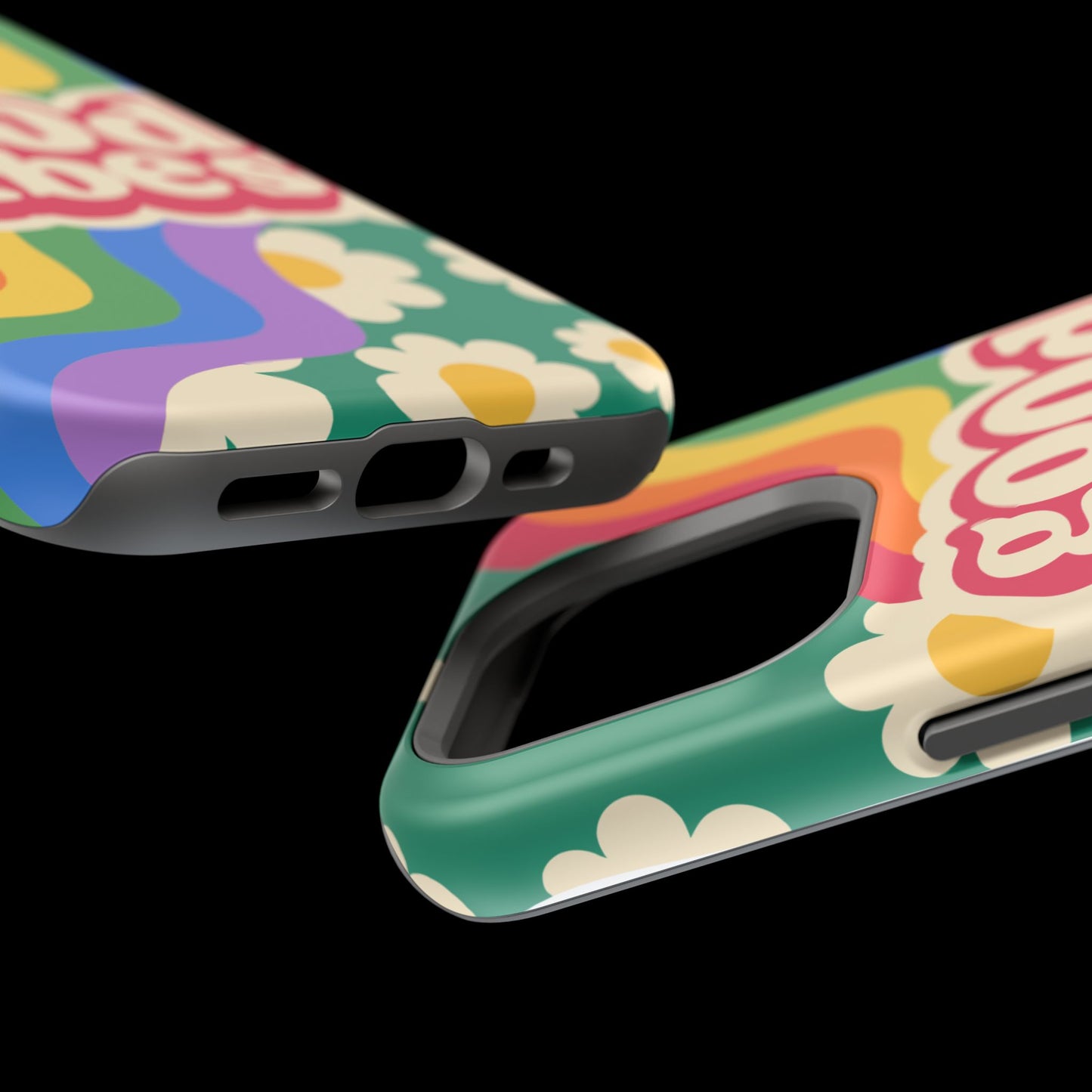 Good Vibes MAGNETIC Tough Phone Cases, Colorful, Cheerful Phone Protection, Gifts for Friends