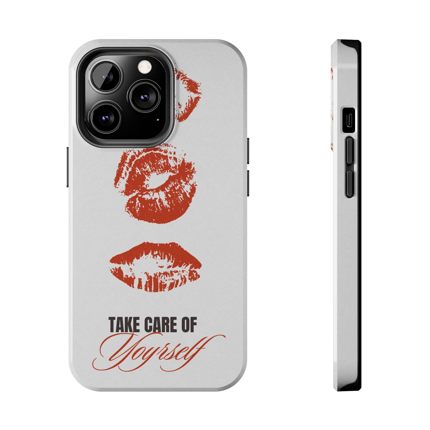 Kiss Print, Chic. Tough Phone Case