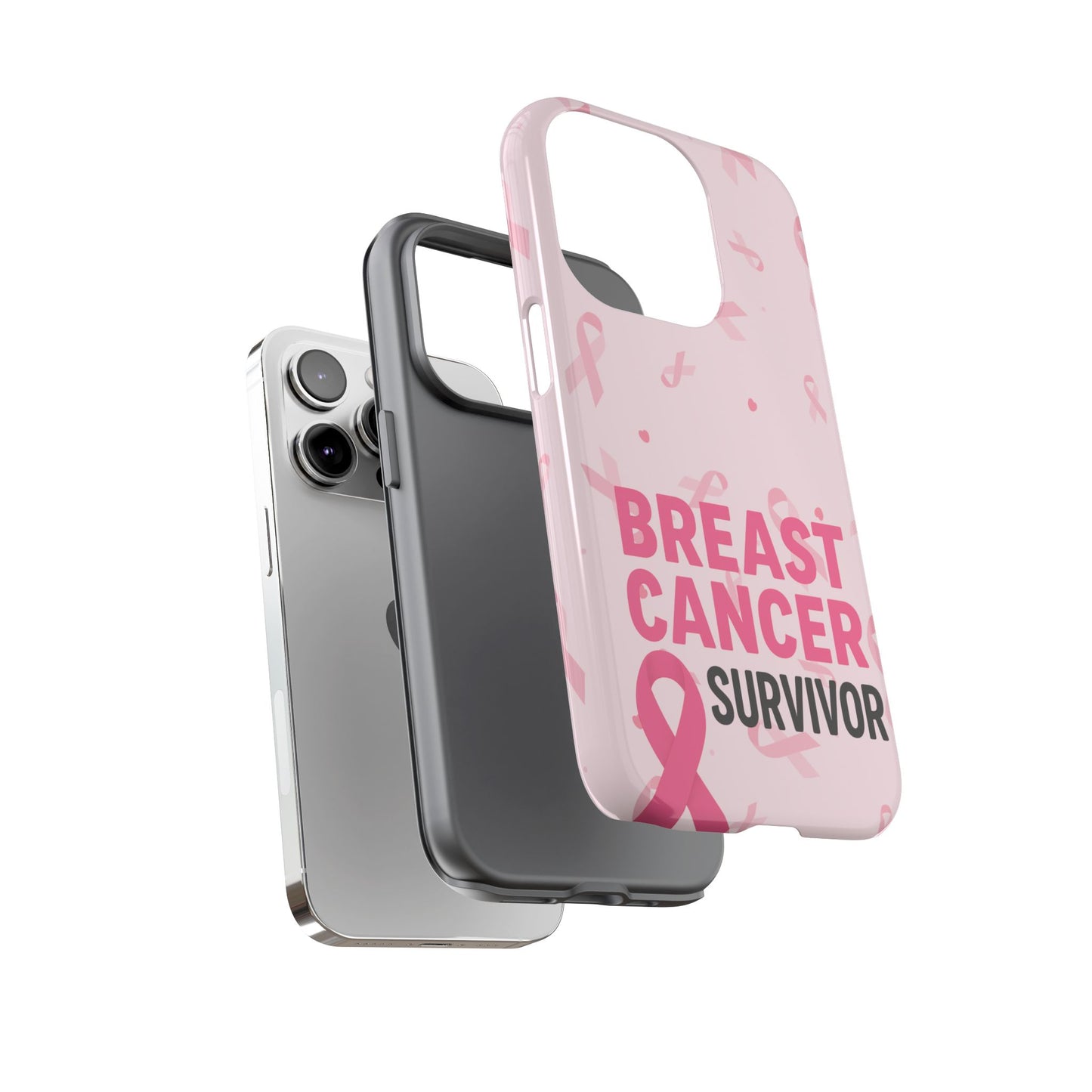 Breast Cancer Survivor Phone Case - Supportive Gift for Fighters, Fighters & Cherished Friends, Awareness Month Essentials