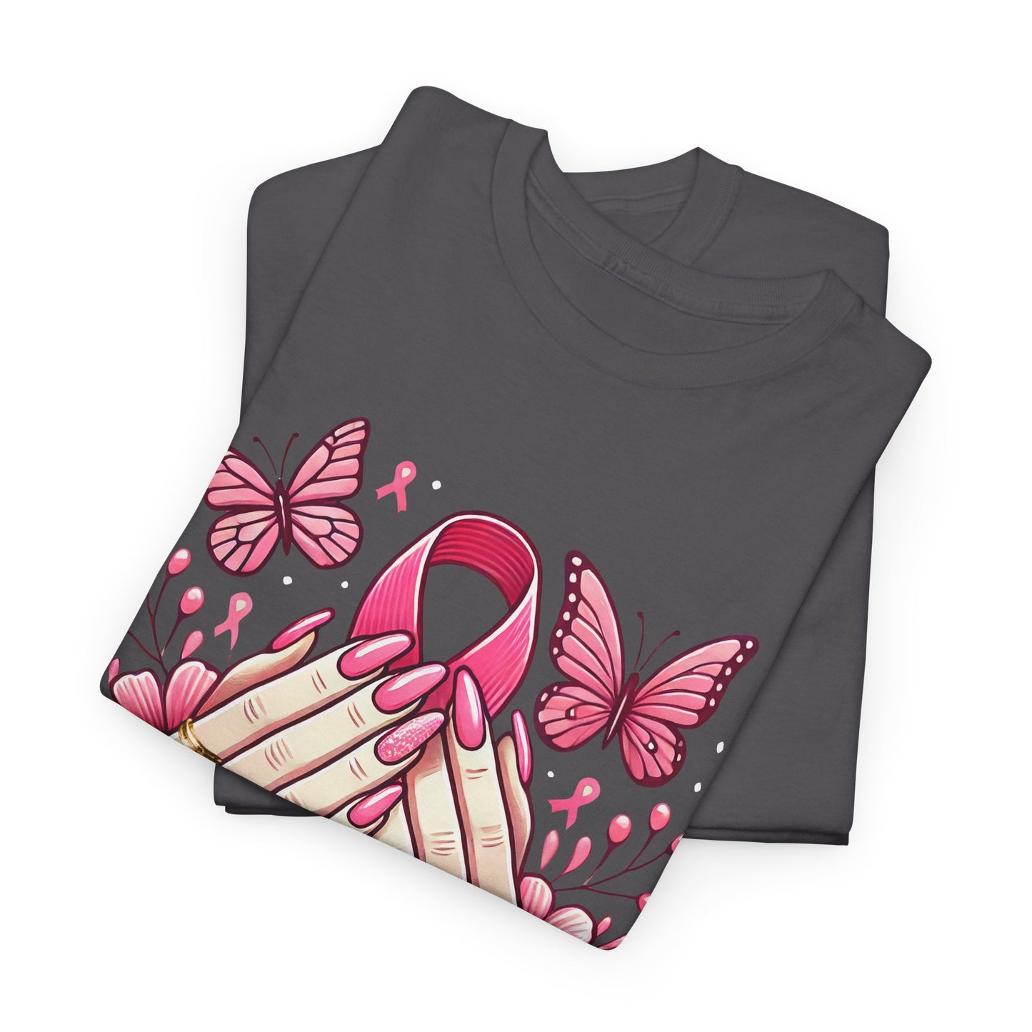 Hopeful Butterflies Unisex Heavy Cotton Tee