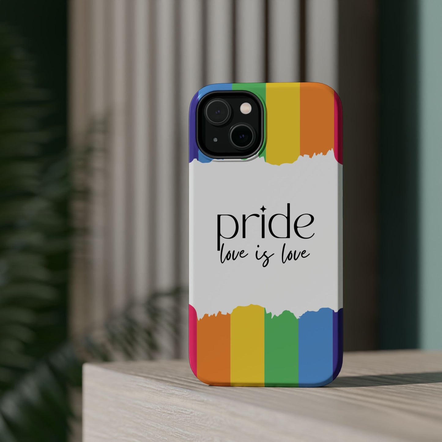 Pride - Love is Love, LGBTQ+, Rainbow Tough Phone Case