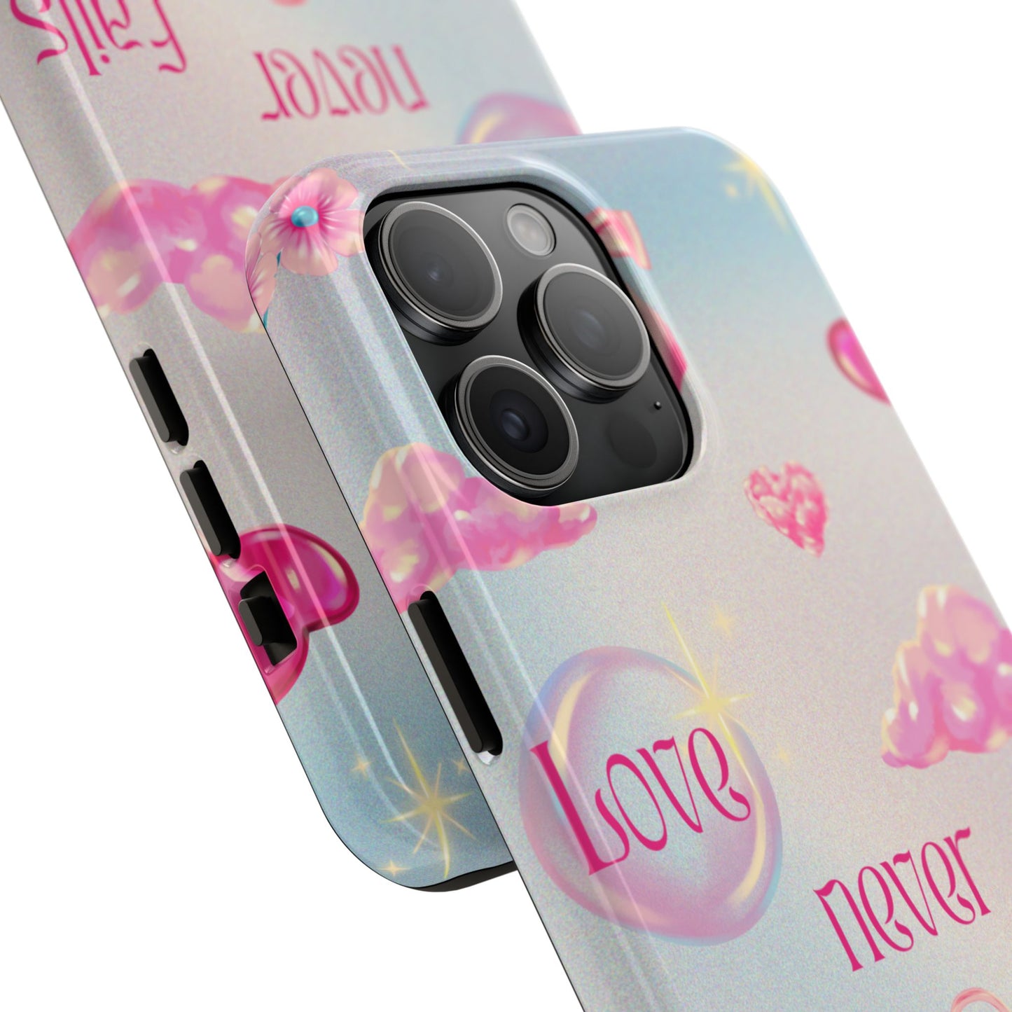 Love Never Fails Bible Verse Tough Phone Case