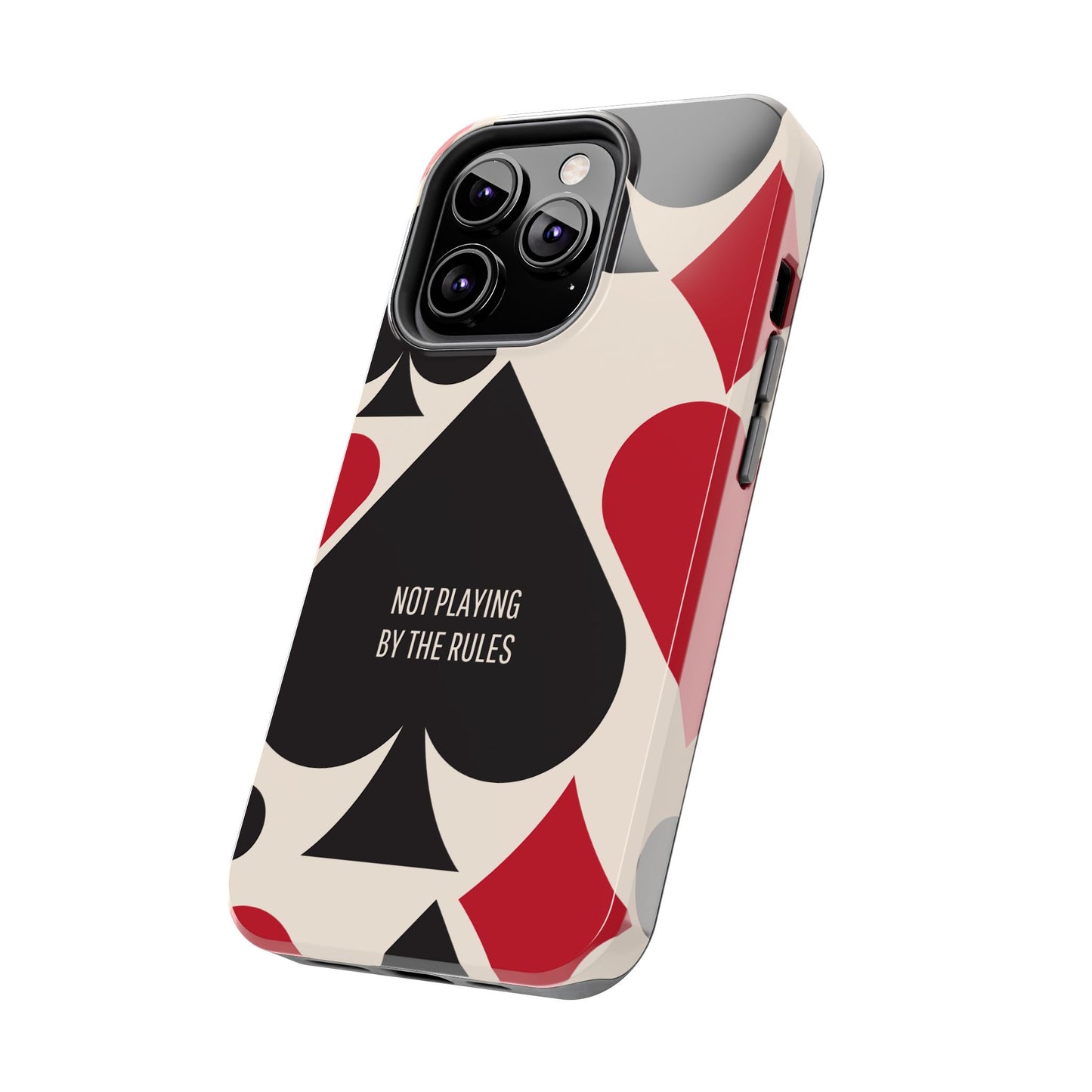 Bold Playing Card Tough Phone Case - Not Playing by the Rules