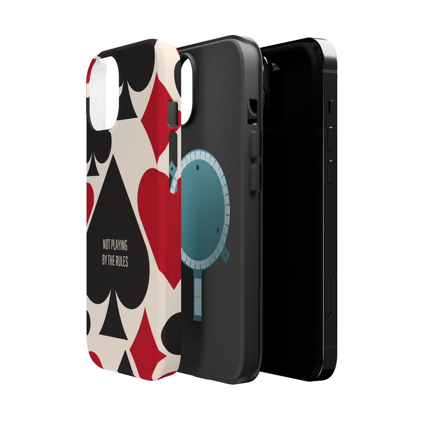 Bold Playing Card Tough Phone Case - Not Playing by the Rules for Iphone