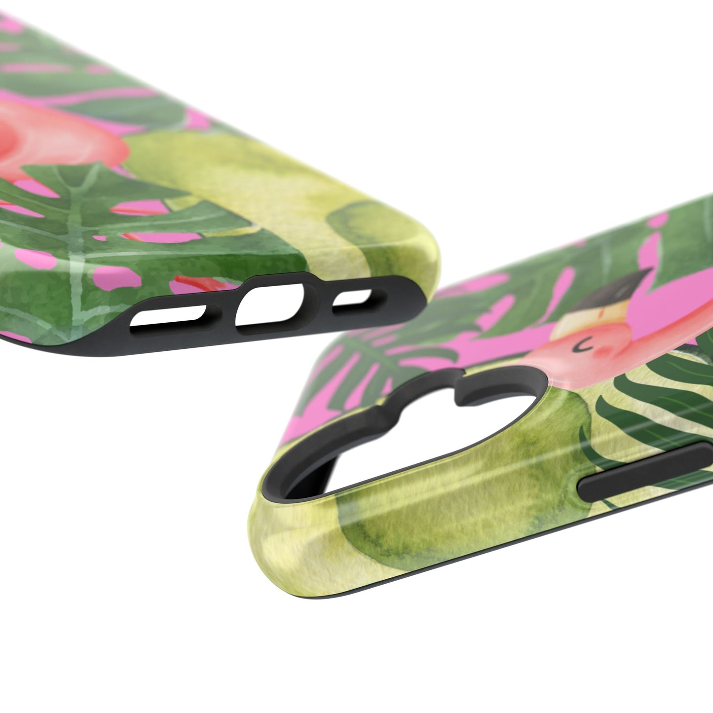 Tropical Flamingo, Cute, Summer Vibes MAGNETIC Tough Phone Case