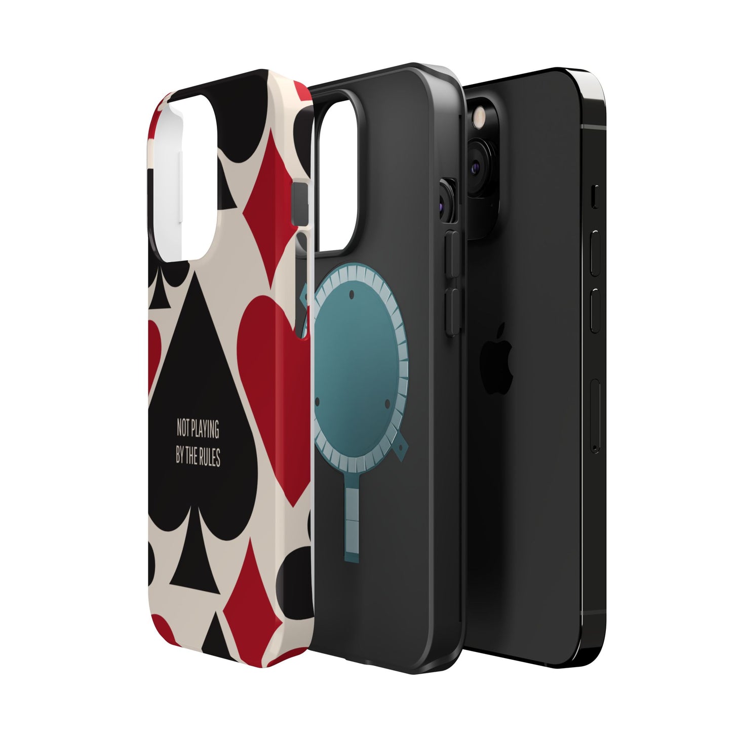 Bold Playing Card Tough Phone Case - Not Playing by the Rules for Iphone