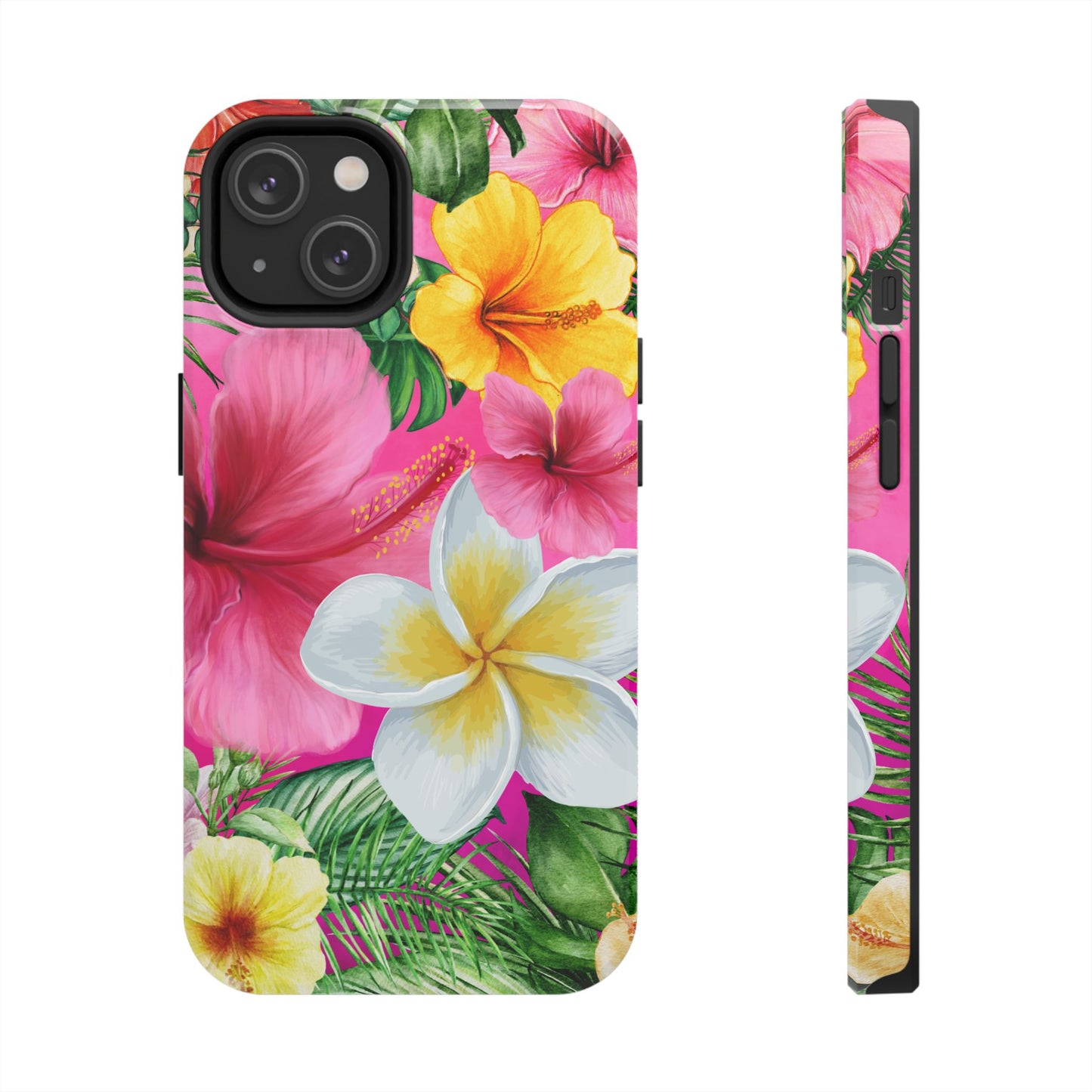 Tropical Floral Phone Case - Tough, Durable, Chic Protection, Summer Vibes, Gift for Her
